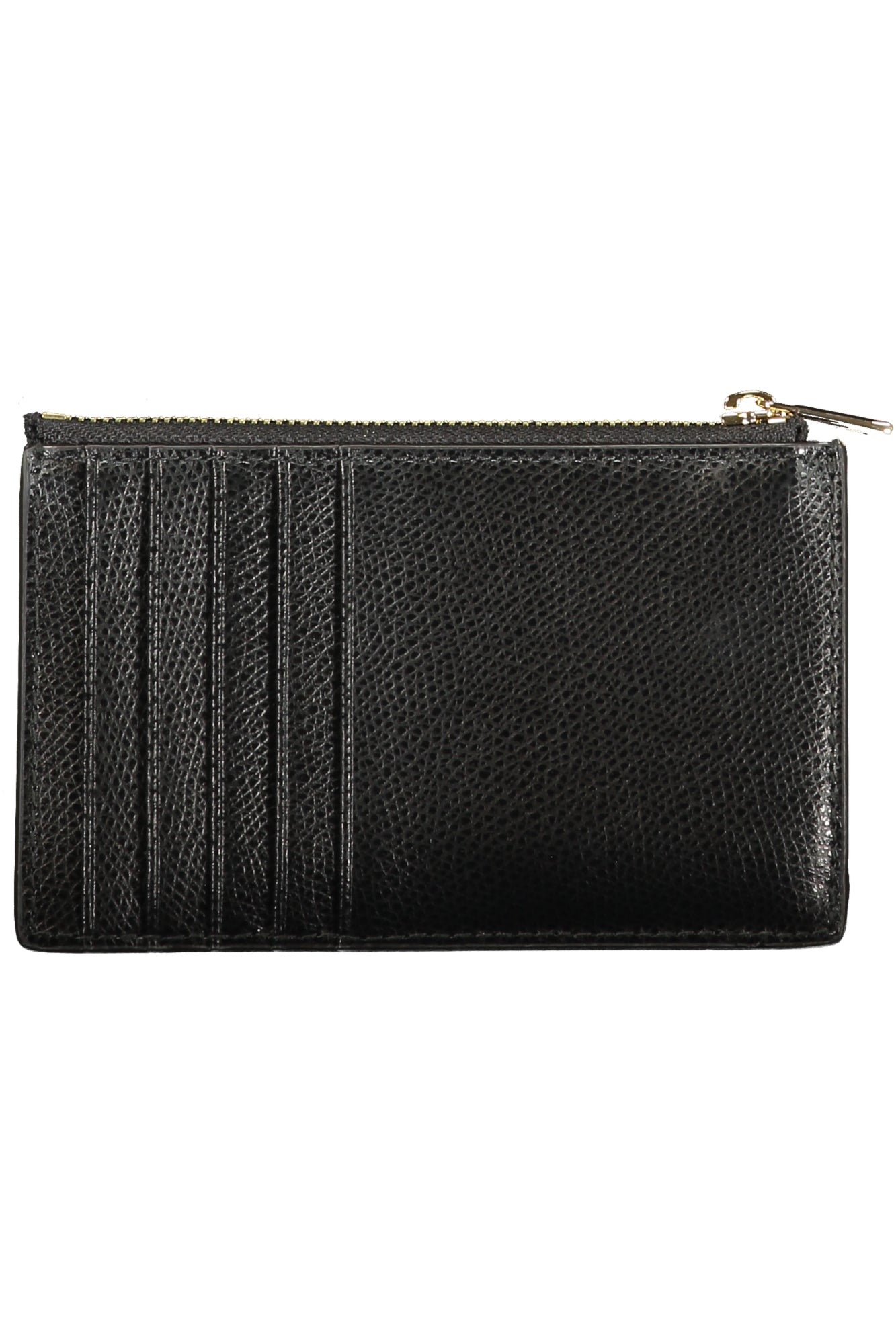 FURLA Damen-Geldbörse in Beige – Reißverschluss-Portemonnaie aus Leder Schwarz