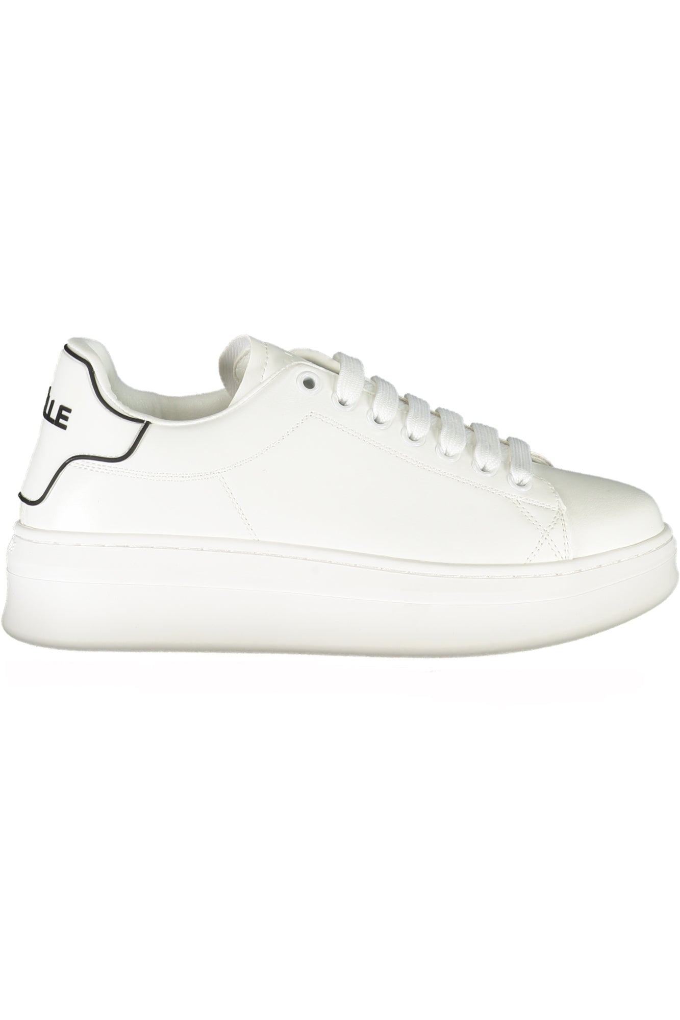 GAELLE PARIS Damen Sneaker – Sportschuhe mit Schnürsenkern Weiß