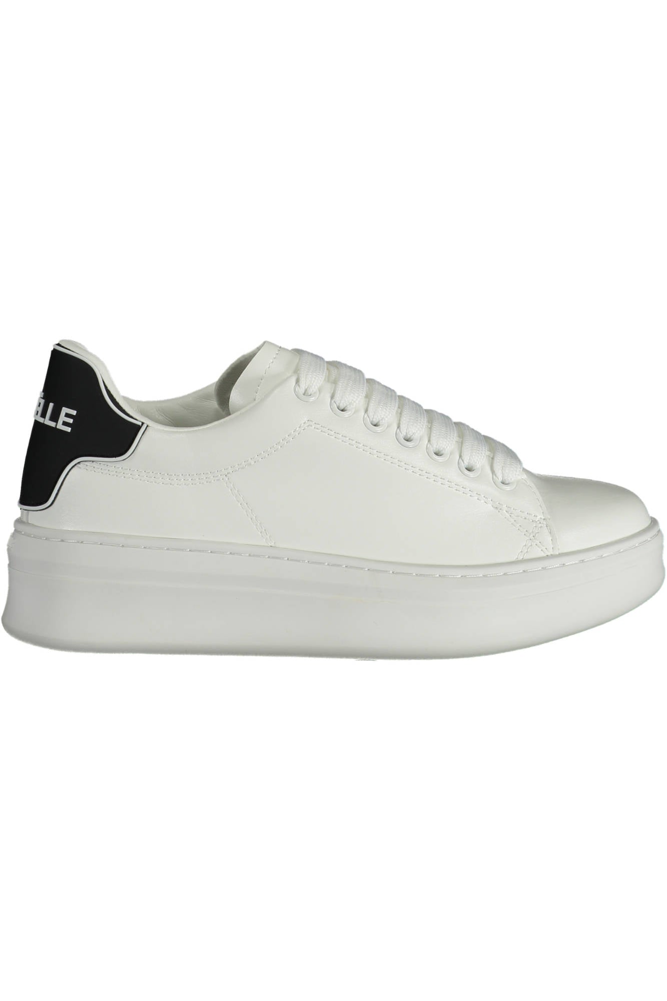 GAELLE PARIS Damen-Sportschuhe Schwarz – Sneaker für Herbst/Winter mit kontrastierenden Details Weiß