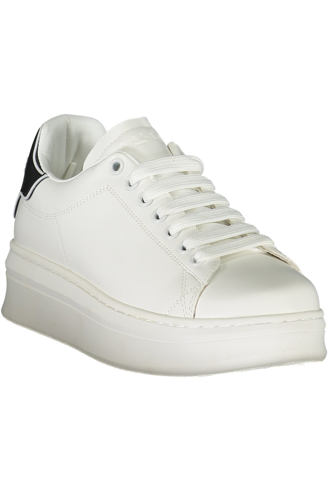 GAELLE PARIS Damen Sneaker – Sportschuhe mit Schnürsenkern Weiß