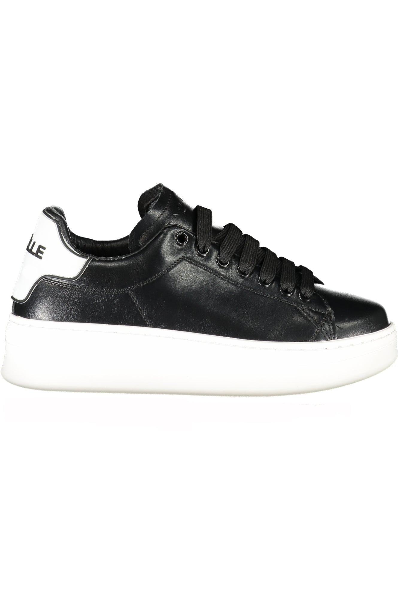 GAELLE PARIS Damen Sneaker – Sportschuhe mit Schnürsenkern Schwarz