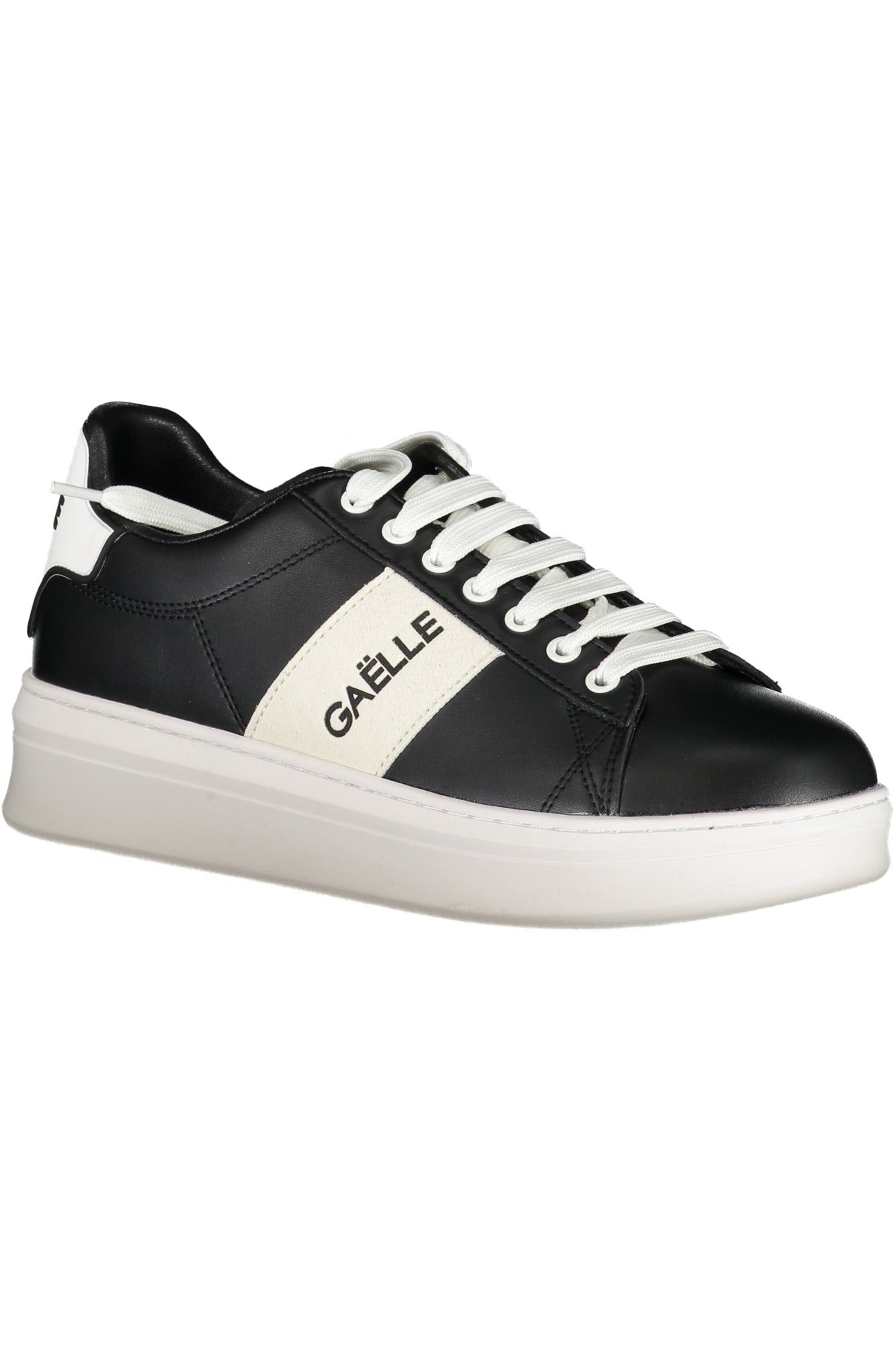 GAELLE PARIS Herren-Sneaker – Schwarze Sportschuhe mit Logo-Details für Frühjahr/Sommer Schwarz