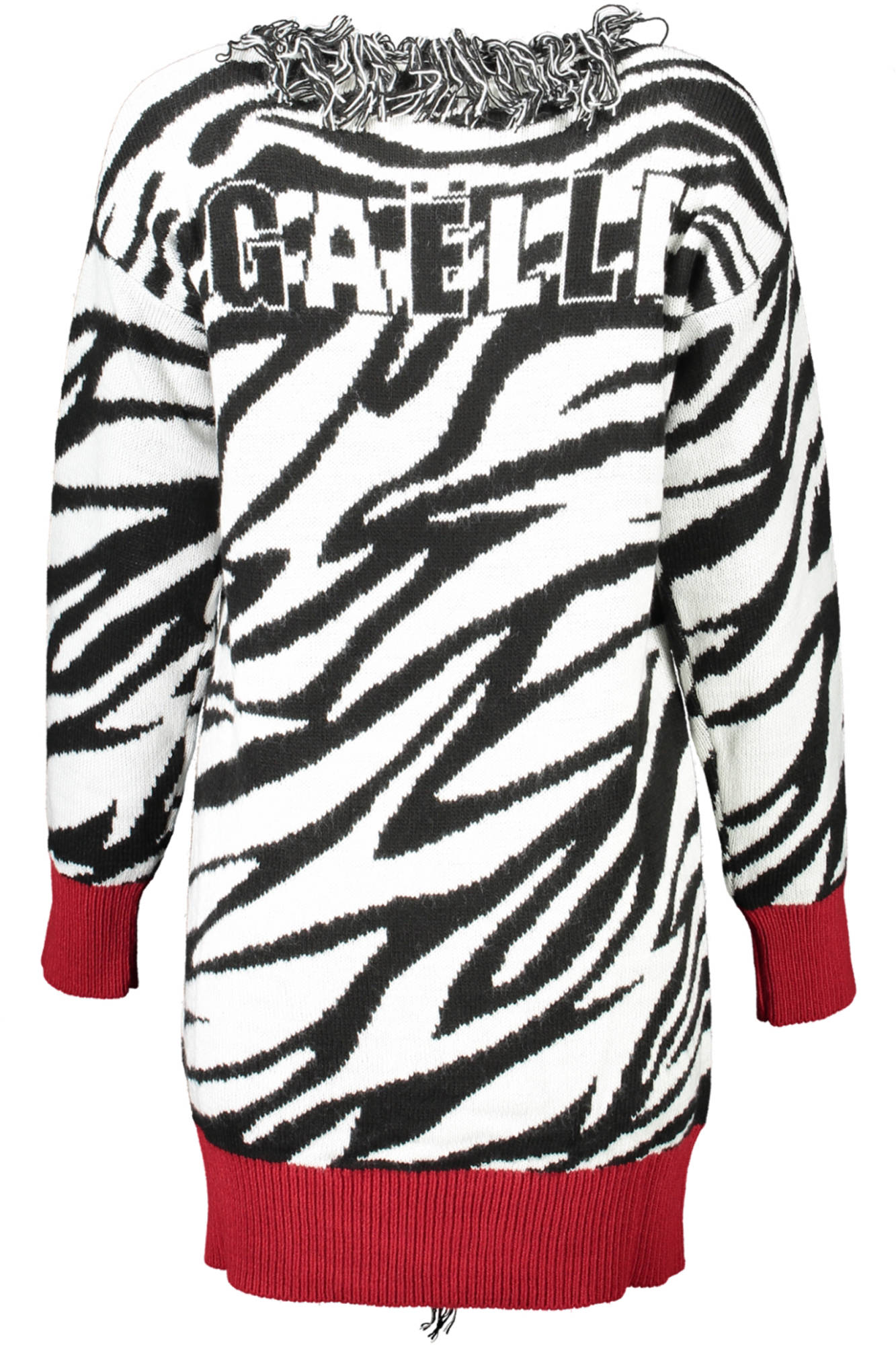 GAELLE PARIS Cardigan Damen Weiß – Langarm-Strickjacke mit Stickerei | soulluna.de Weiß