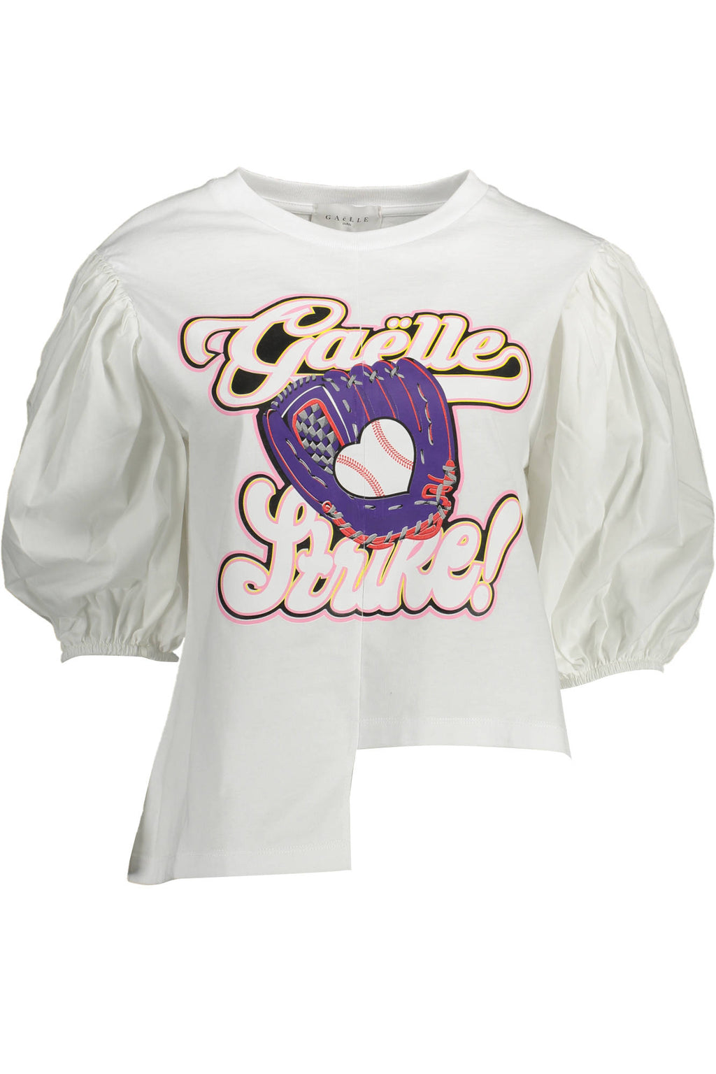 GAELLE PARIS T-SHIRT 3/4 ÄRMEL FRAU WEIß