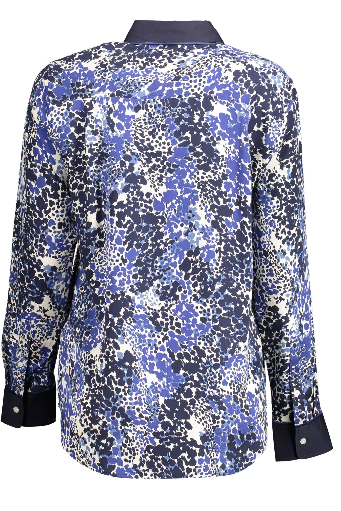GANT Damen-Langarmshirt Blau – Lyocell Hemd mit italienischem Kragen für Frühjahr/Sommer Zweitbild