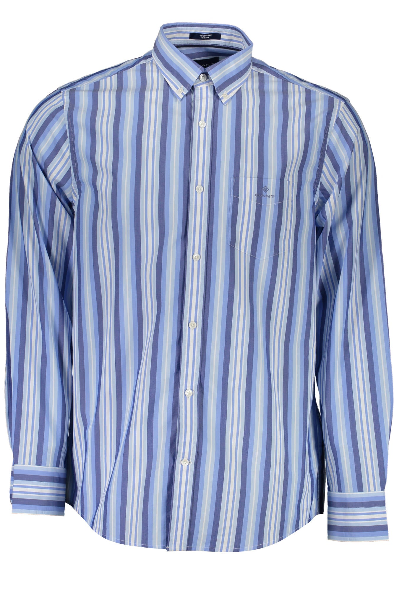 GANT Langarmhemd Herren Blau – Regular Fit mit Button-Down-Kragen | soulluna.de Hellblau