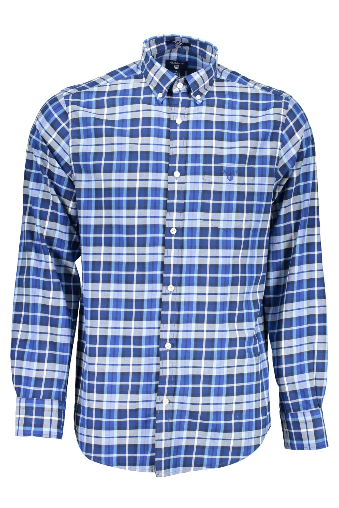 GANT LANGARMHEMD HERREN BLAU