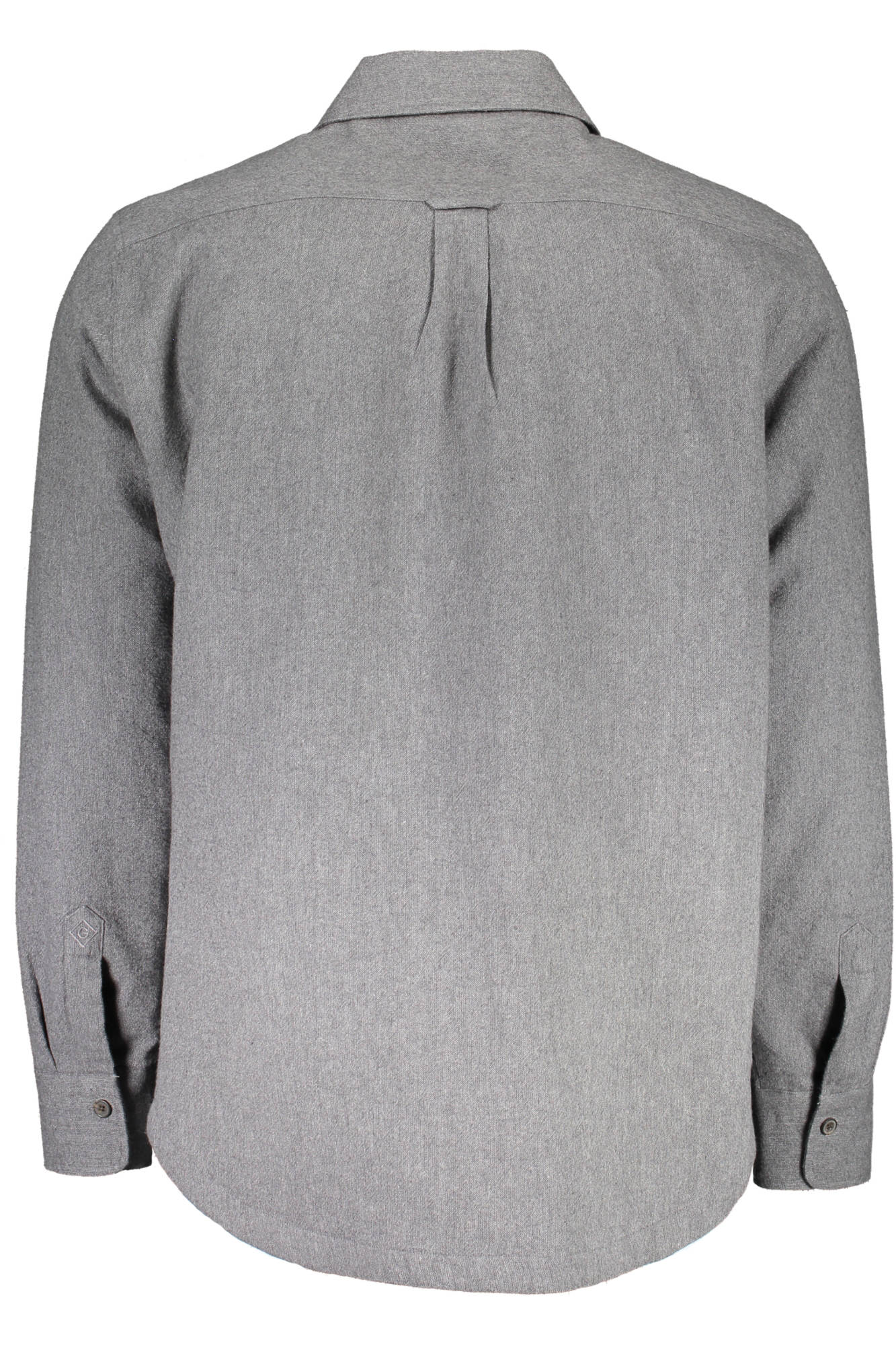 GANT Langarmhemd Herren Grau – Gewattetes Baumwollhemd für Herbst/Winter | soulluna.de Grau