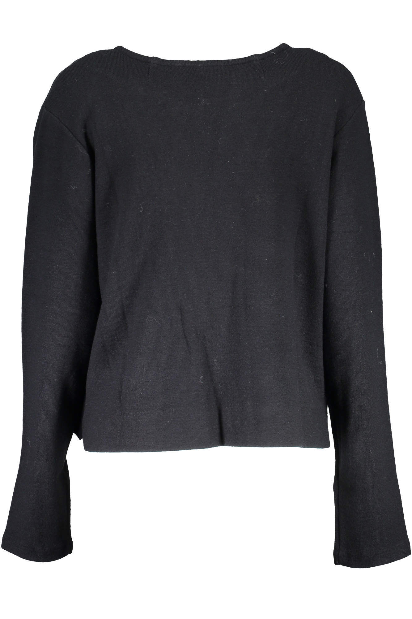 GANT Cardigan Damen Schwarz – Langarm-Cardigan aus Baumwolle-Wolle für Herbst/Winter Schwarz