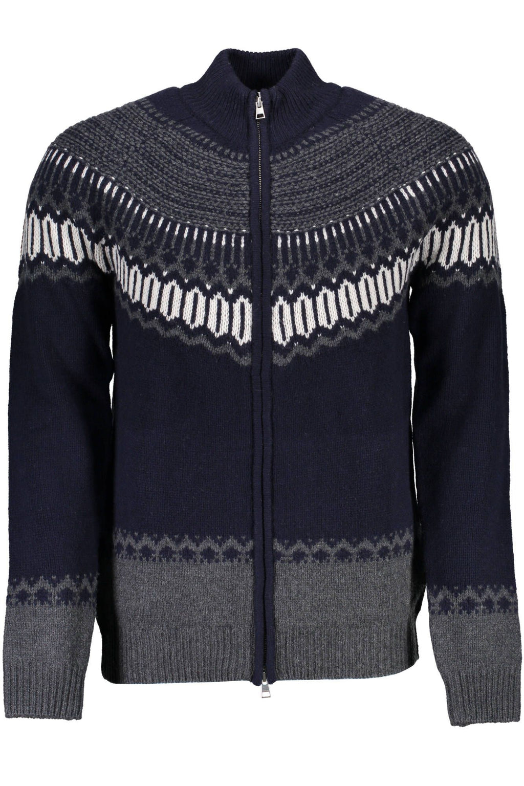 GANT HERREN-CARDIGAN IN BLAU