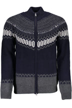 GANT HERREN-CARDIGAN IN BLAU