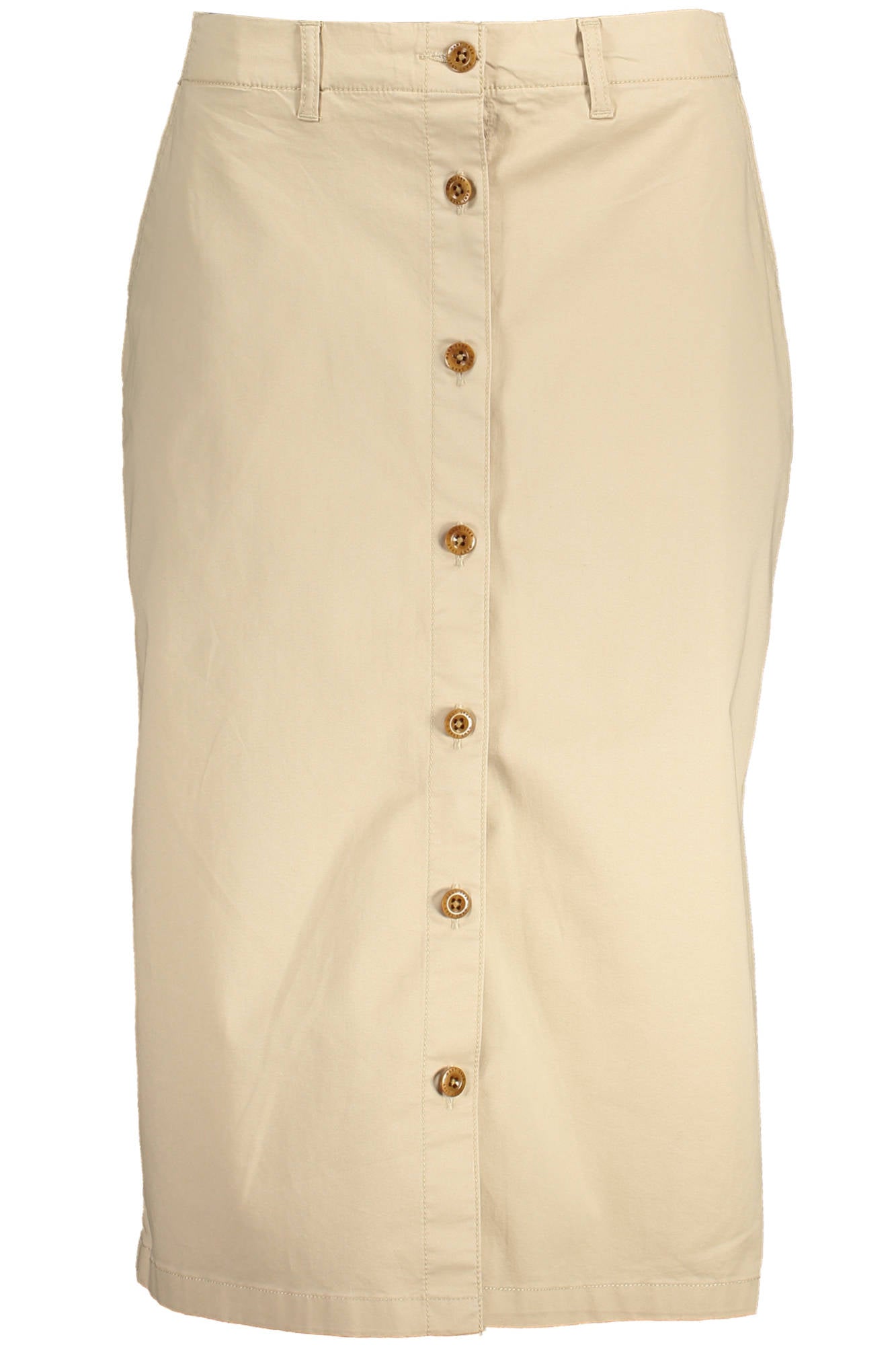 GANT Longuette-Rock Damen Beige – Leichter Sommerrock mit Taschen | soulluna.de Beige