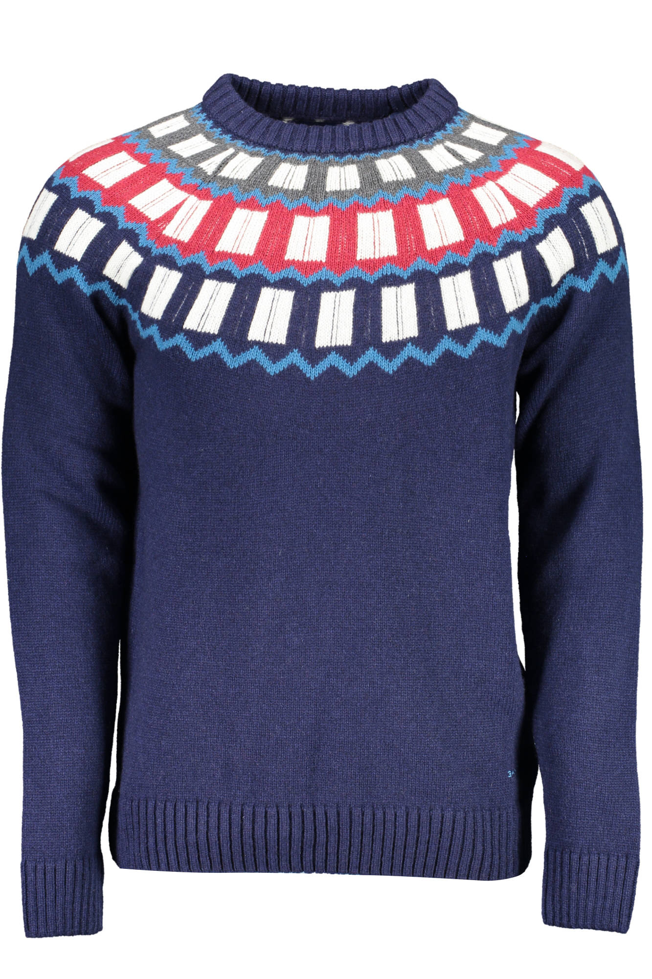 GANT Pullover Herren – Blauer Rundhalspullover mit Alpaca-Wolle für Herbst/Winter Blau