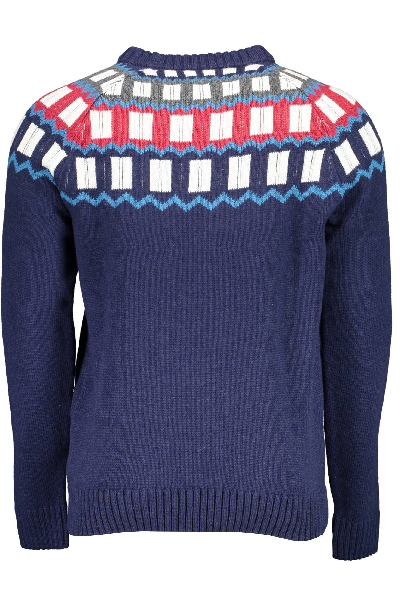 GANT Pullover Herren – Blauer Rundhalspullover mit Alpaca-Wolle für Herbst/Winter Blau