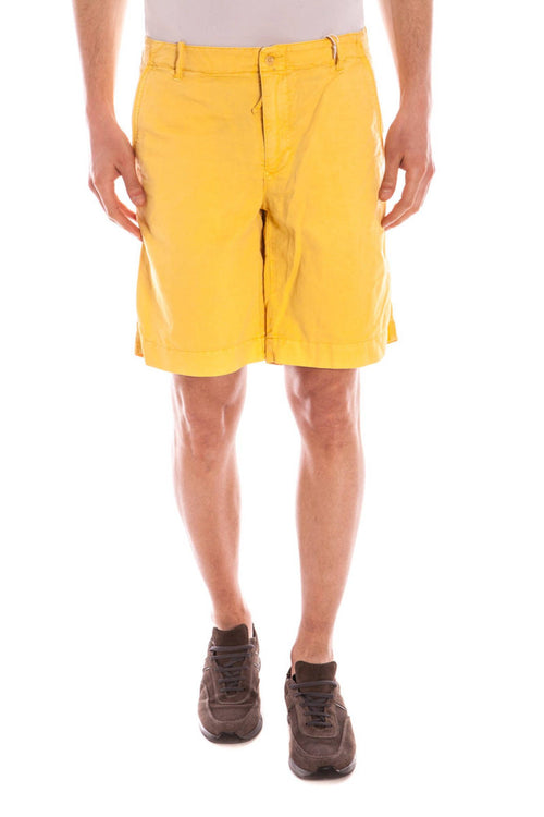 GANT Bermudahose Herren – Gelbe Sommerhose aus Baumwolle-Leinen-Mix | soulluna.de Gelb