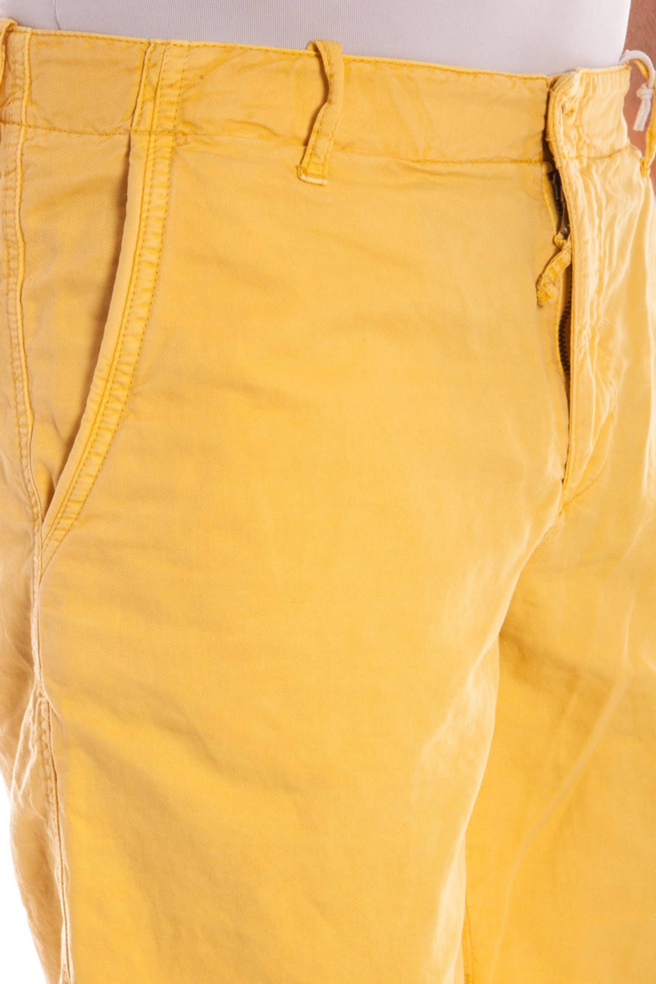GANT Bermudahose Herren – Gelbe Sommerhose aus Baumwolle-Leinen-Mix | soulluna.de Gelb
