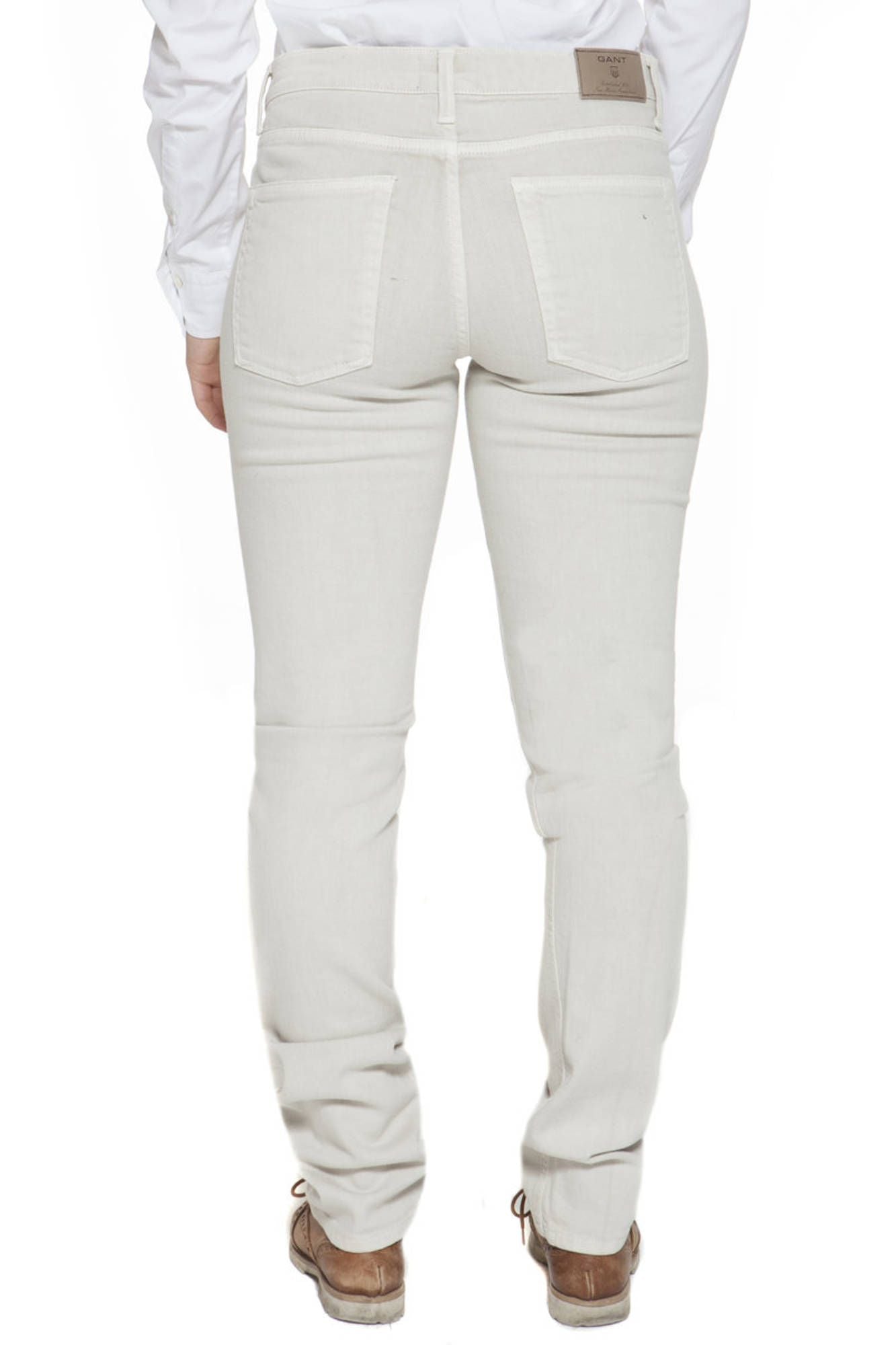 GANT Damenhose Beige – 5-Pocket-Hose aus Baumwolle für Herbst/Winter | soulluna.de Beige
