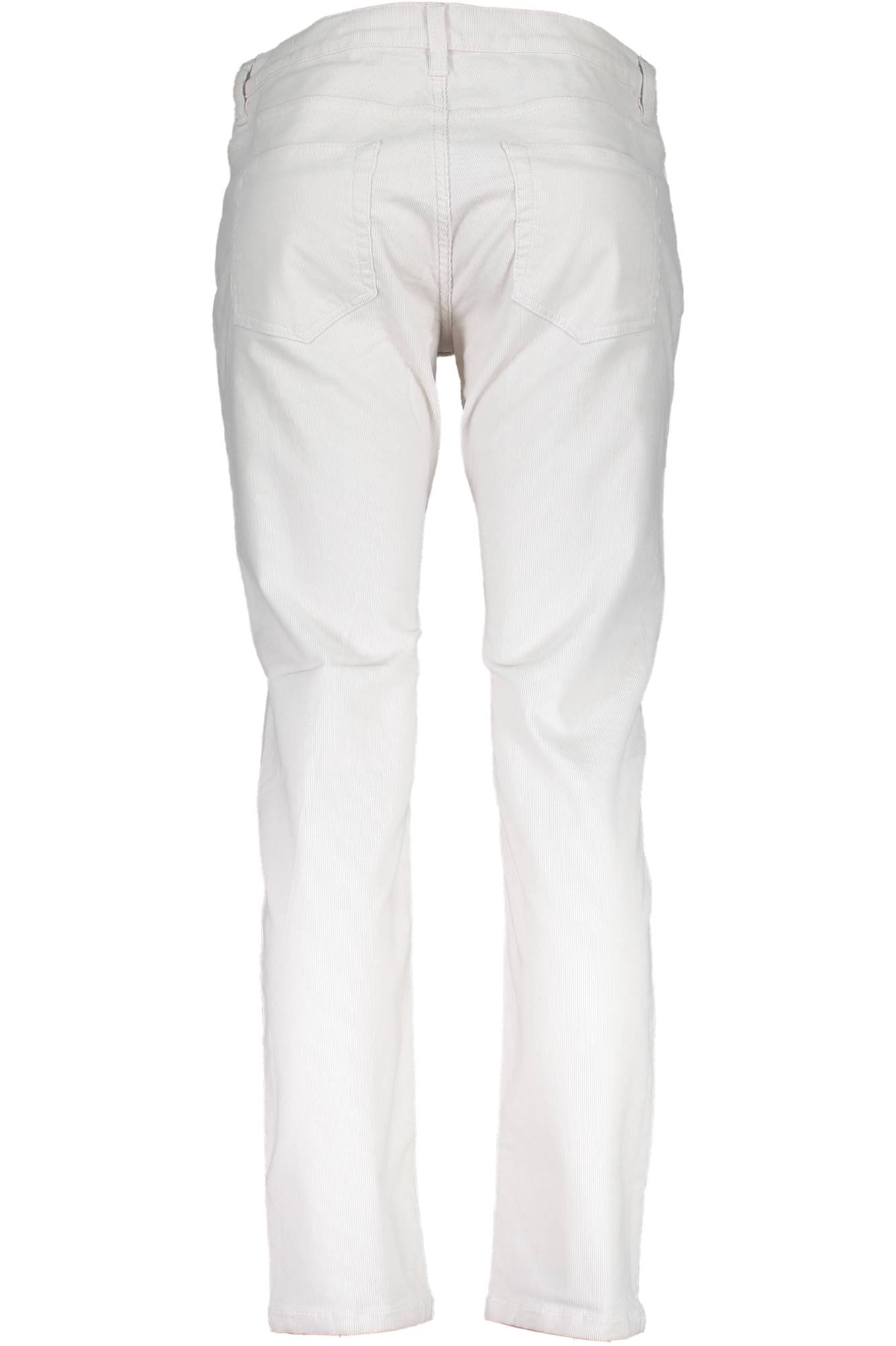 GANT Weisse Damenhose – 5-Pocket Slim Fit aus Baumwolle | soulluna.de Weiß