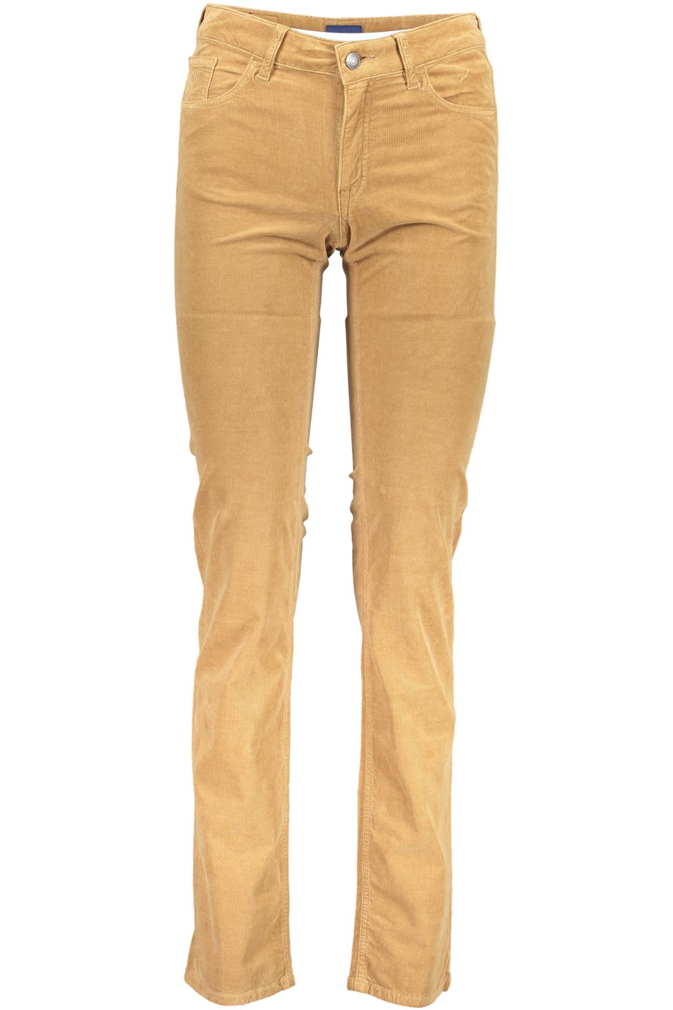 GANT Damen Hose Braun – 5-Pocket Design aus Baumwolle für Herbst/Winter Braun Hauptbild