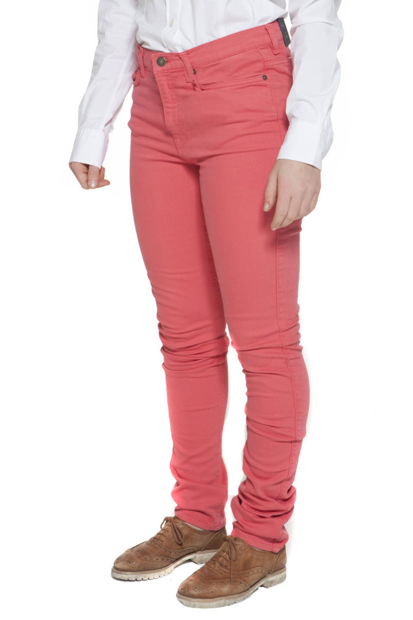 GANT Damen Hose Rosa – 5-Pocket Design mit schmalem Bein für Herbst/Winter Rosa