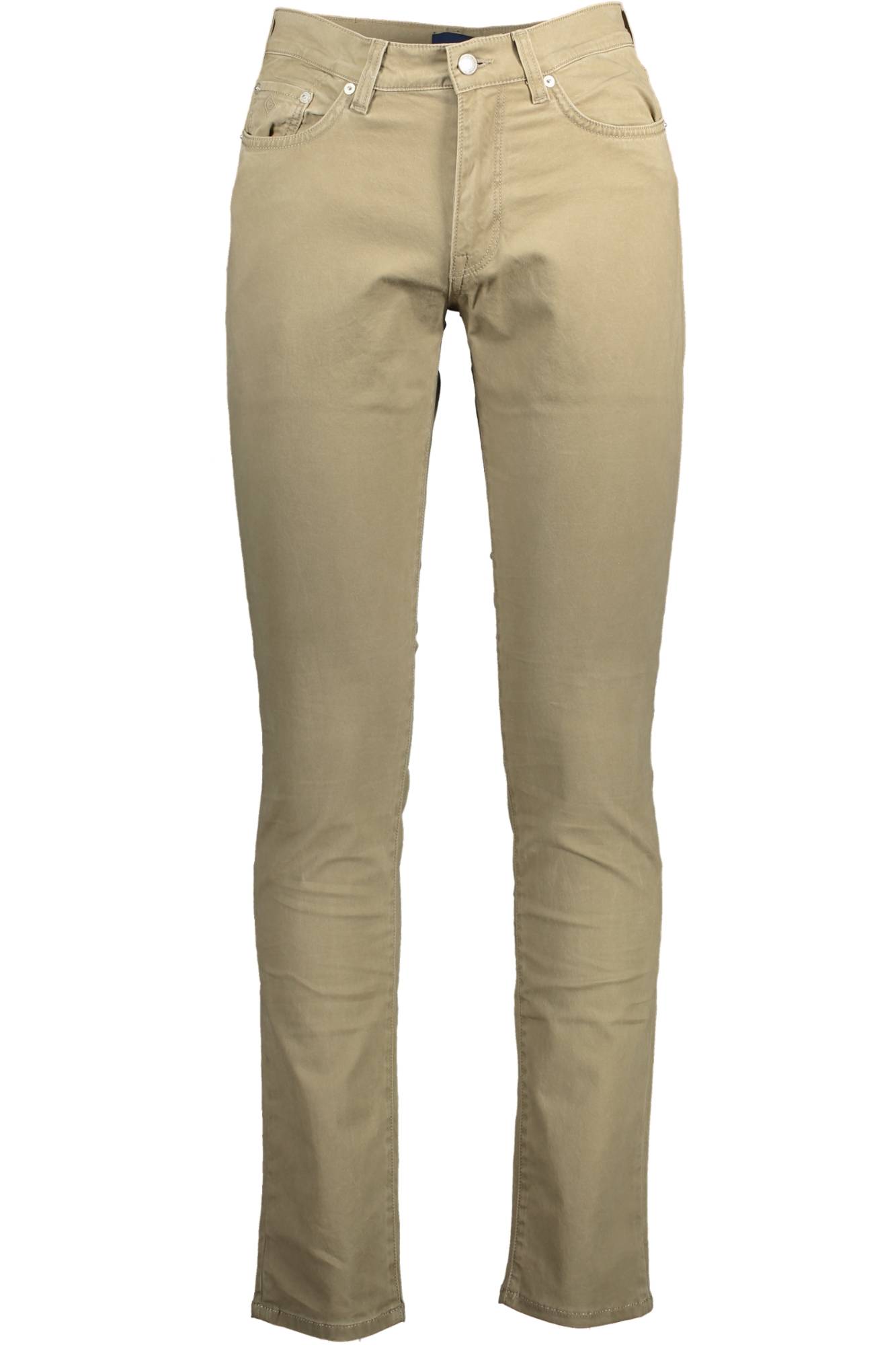 GANT Herrenhose Beige – Schmale Passform aus Bio-Baumwolle | soulluna.de Beige Hauptbild