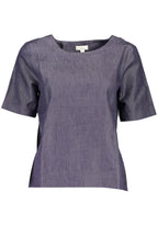 GANT DAMEN-KURZARM-T-SHIRT BLAU