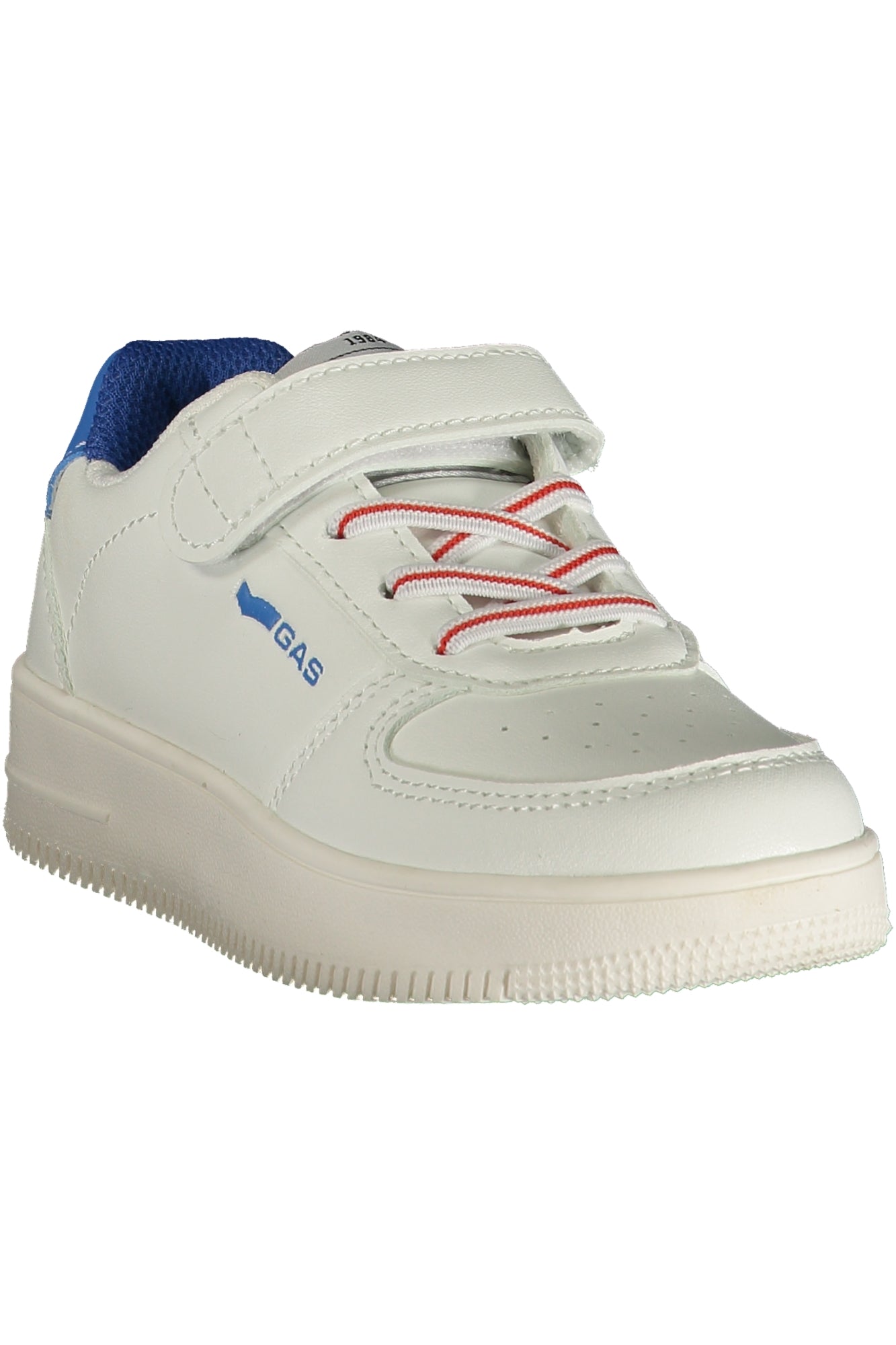 GAS Kinder Sneaker – Sportschuh mit Klettverschluss Weiß