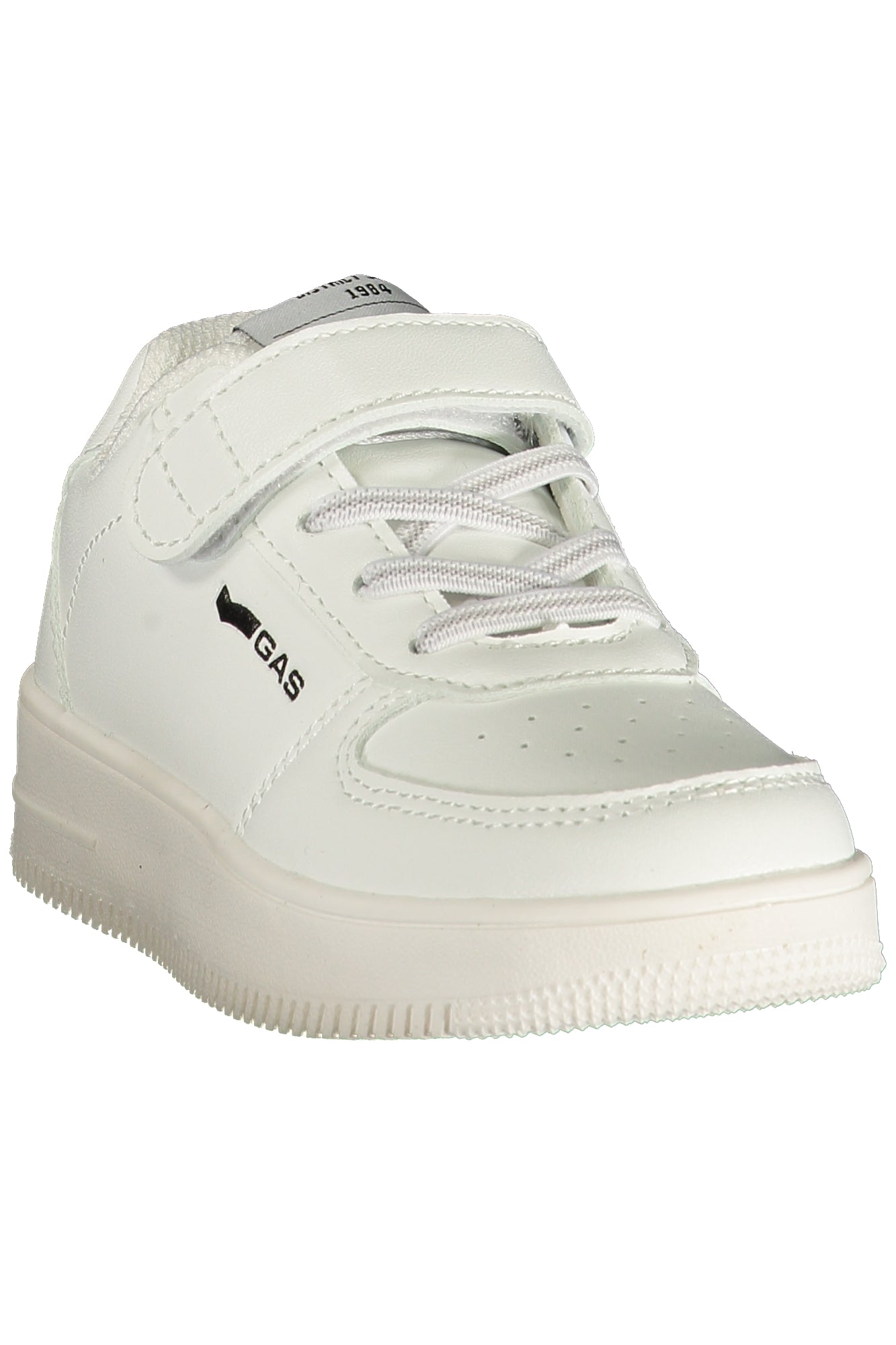 GAS Kinder Sneaker – Sportschuh mit Klettverschluss Weiß