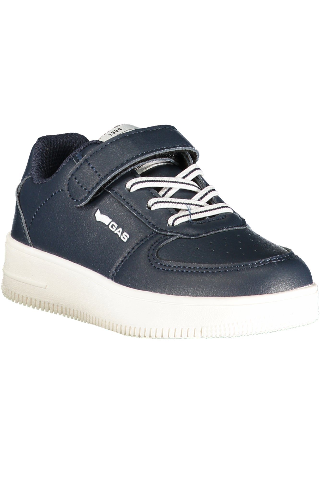 GAS Kinder Sneaker – Sportschuh mit Klettverschluss Blau