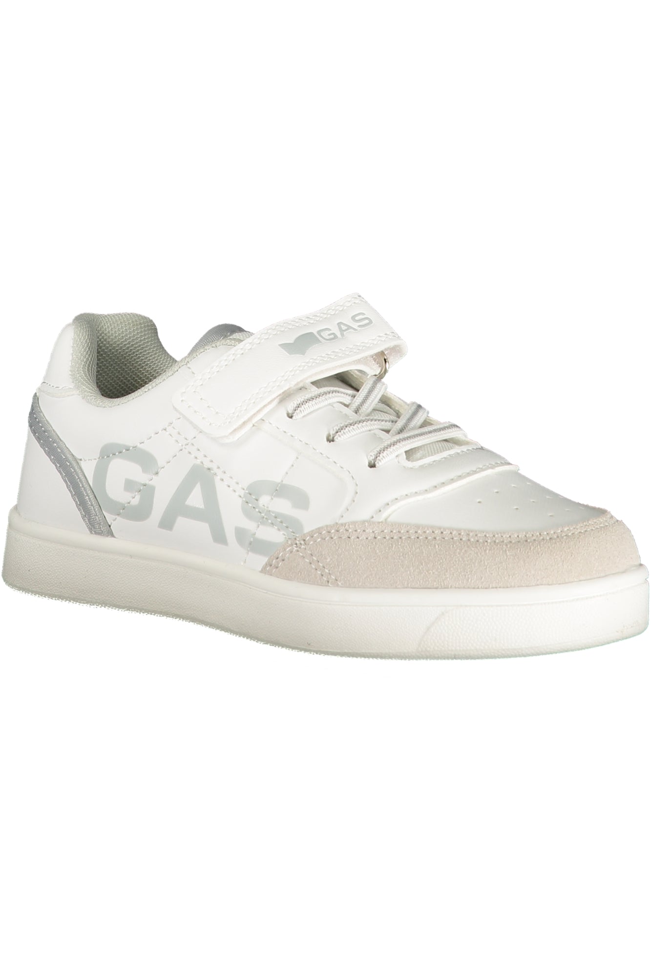 GAS Kinder Sneaker – Sportschuh mit Elastischen, sportlich Weiß