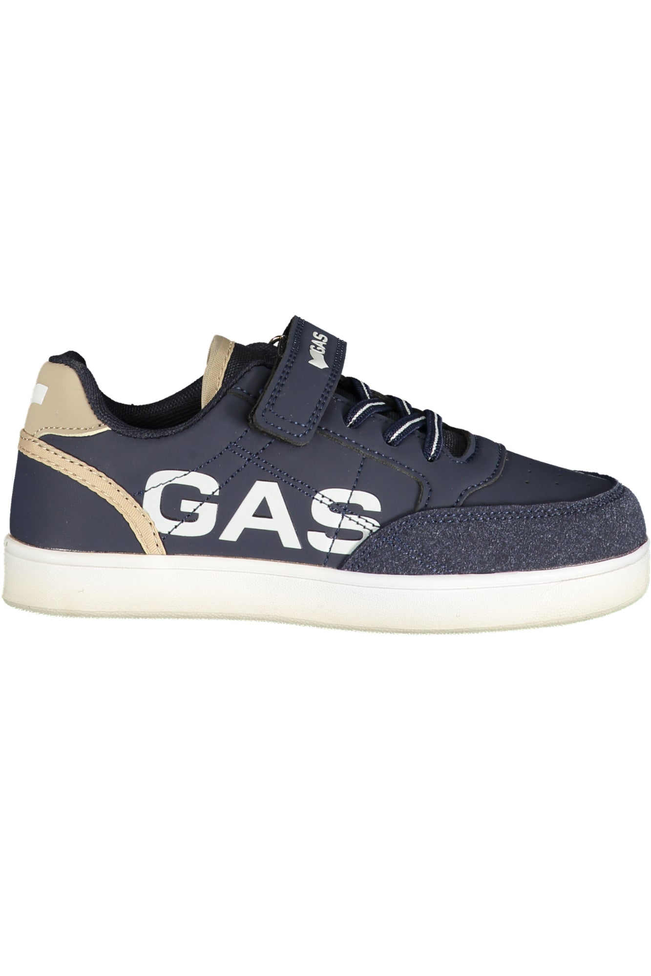 GAS Kinder Sneaker – Sportschuh mit Elastischen, sportlich Blau