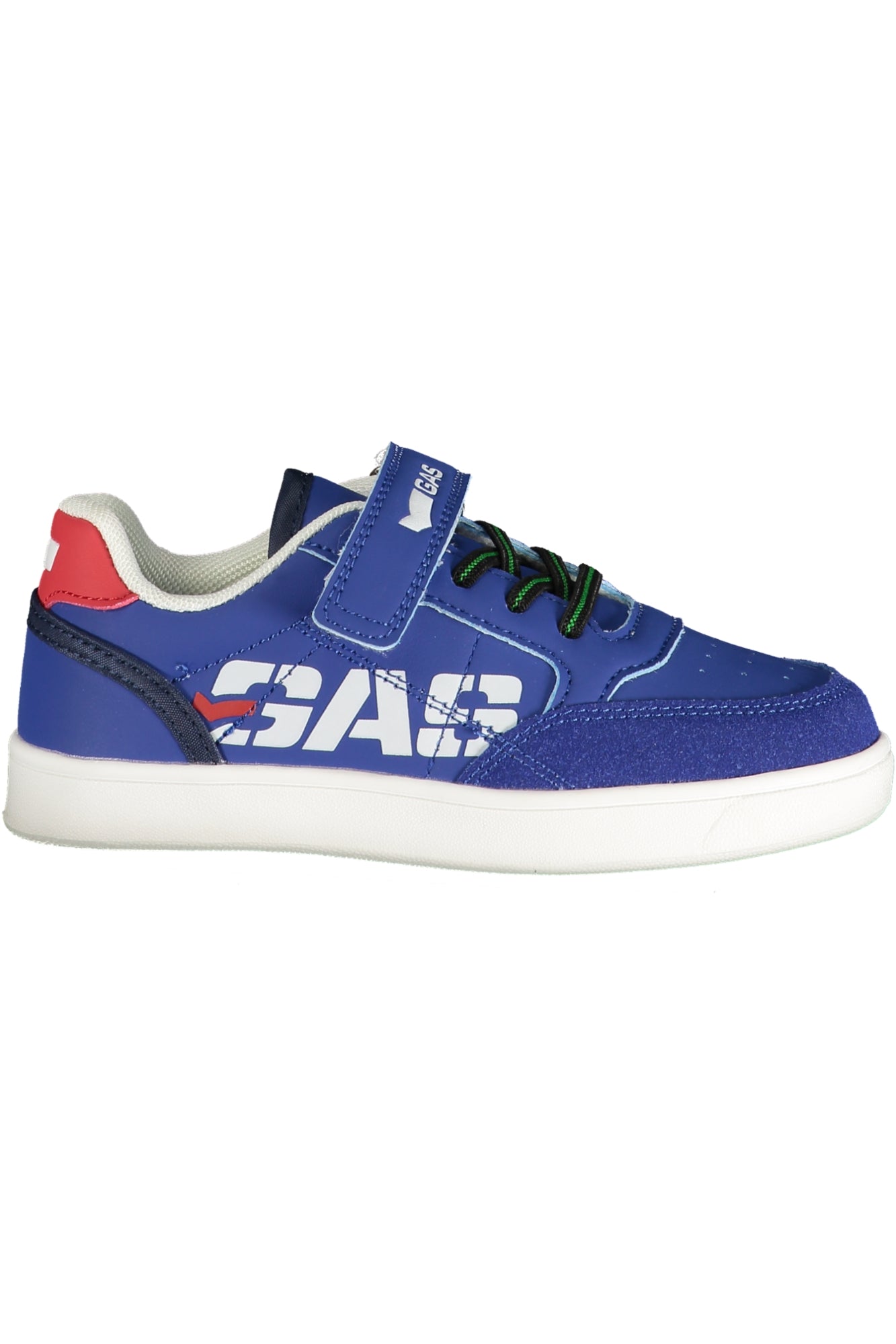 GAS Kinder Sneaker – Sportschuh mit Klettverschluss Blau