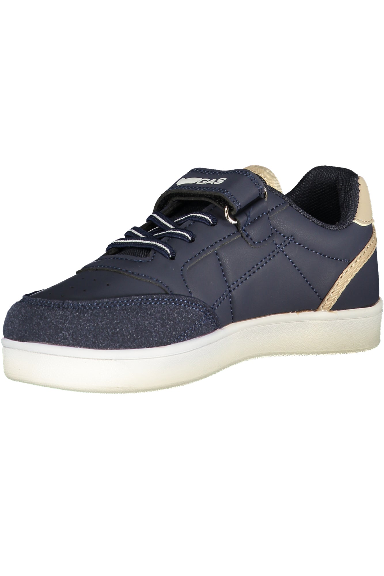 GAS Kinder Sneaker – Sportschuh mit Elastischen, sportlich Blau