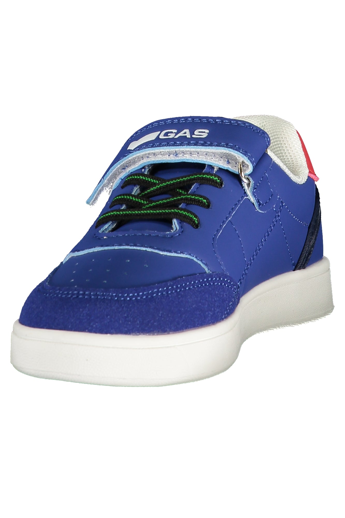GAS Kinder Sneaker – Sportschuh mit Klettverschluss Blau