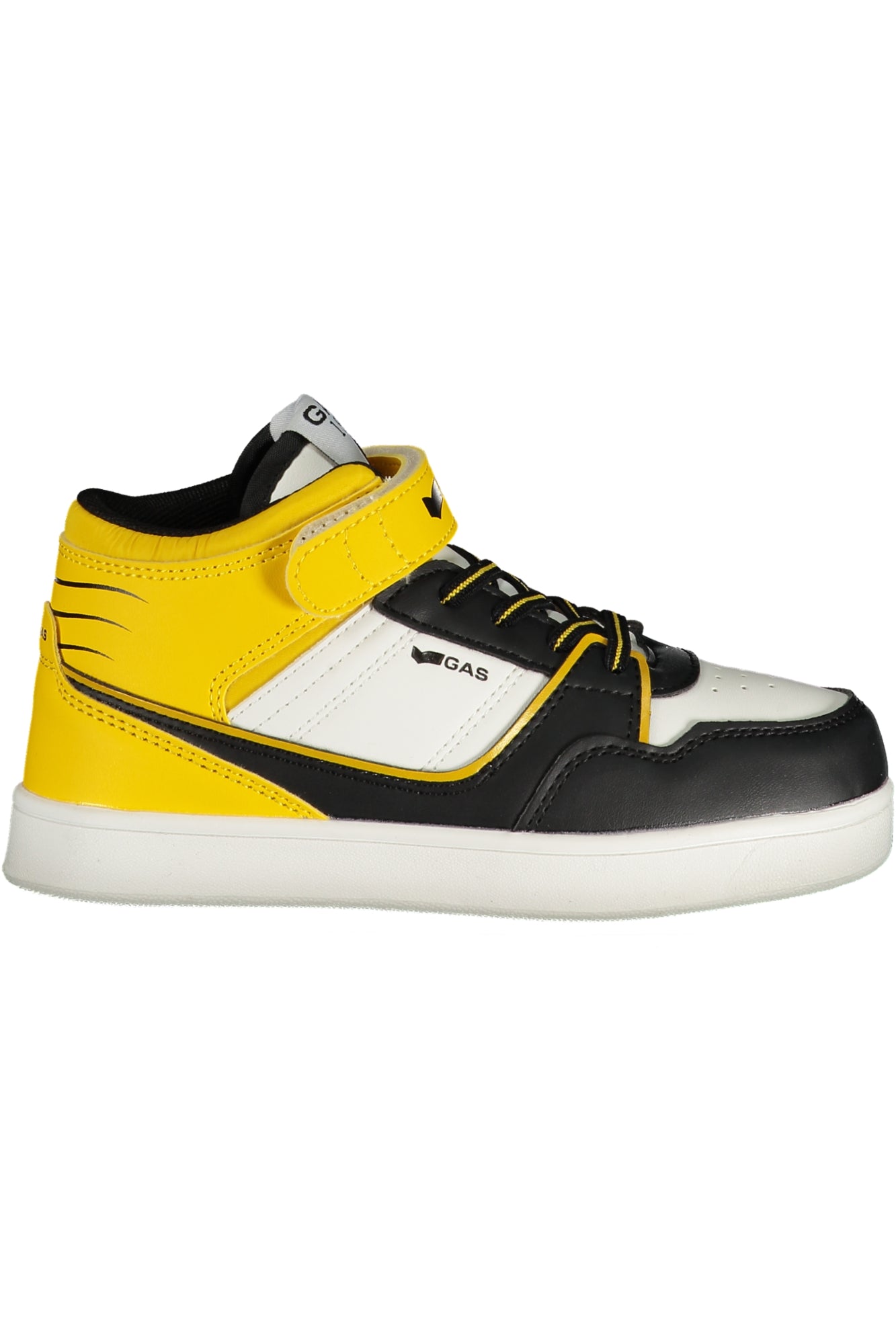 GAS Sportschuh für Jungen – Gelbe Sneaker mit elastischen Schnürsenkeln für Frühjahr/Sommer Gelb
