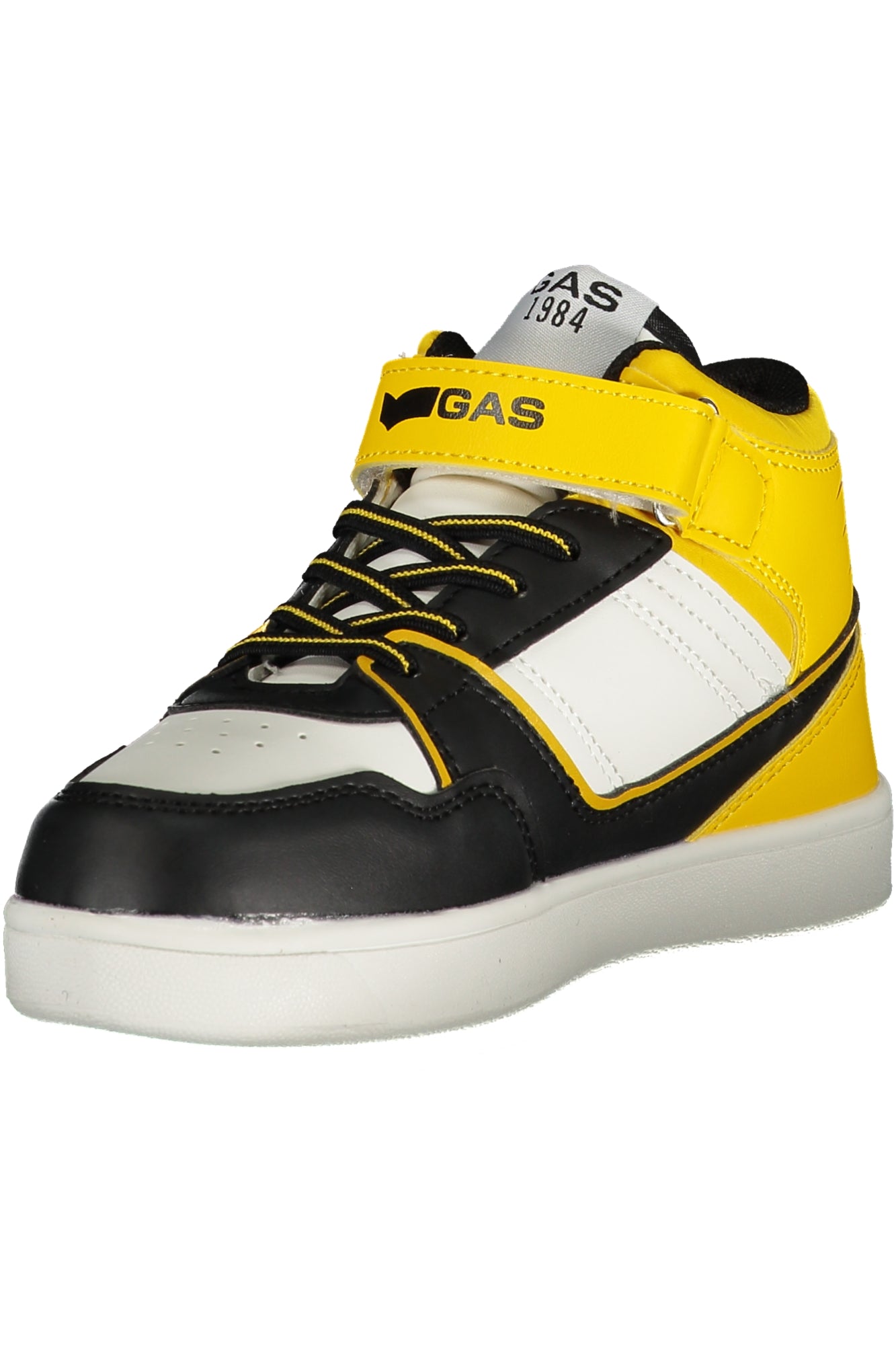 GAS Sportschuh für Jungen – Gelbe Sneaker mit elastischen Schnürsenkeln für Frühjahr/Sommer Gelb