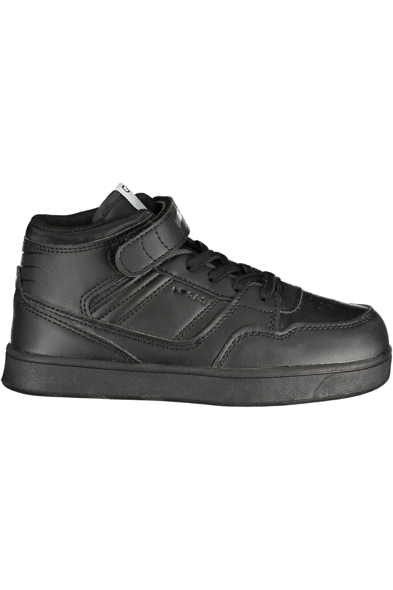 GAS Sportschuh für Jungen – Gelbe Sneaker mit elastischen Schnürsenkeln für Frühjahr/Sommer Schwarz