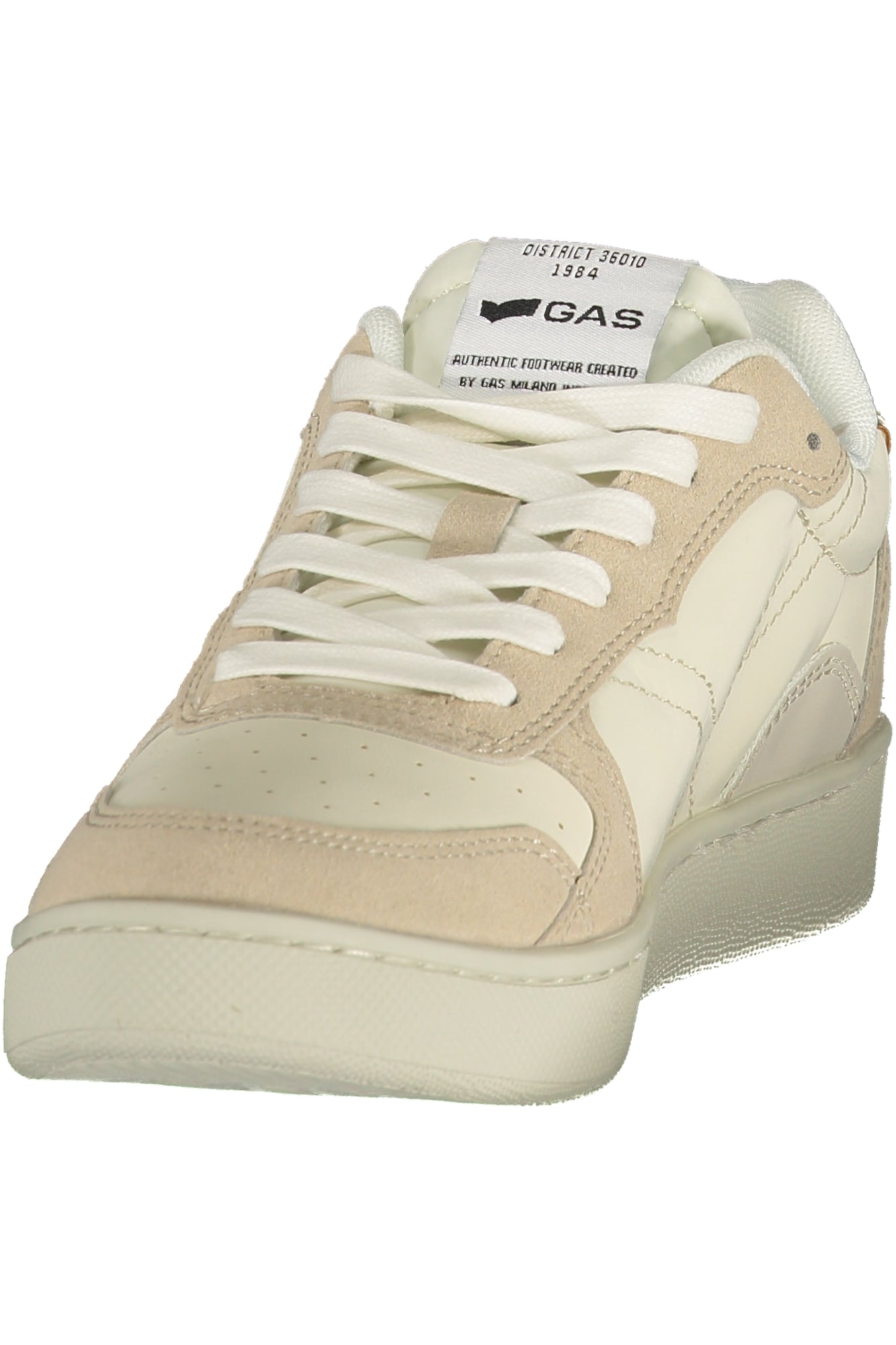 GAS Damen Sneaker – Sportschuh mit Schnürsenkeln, sportlich Beige