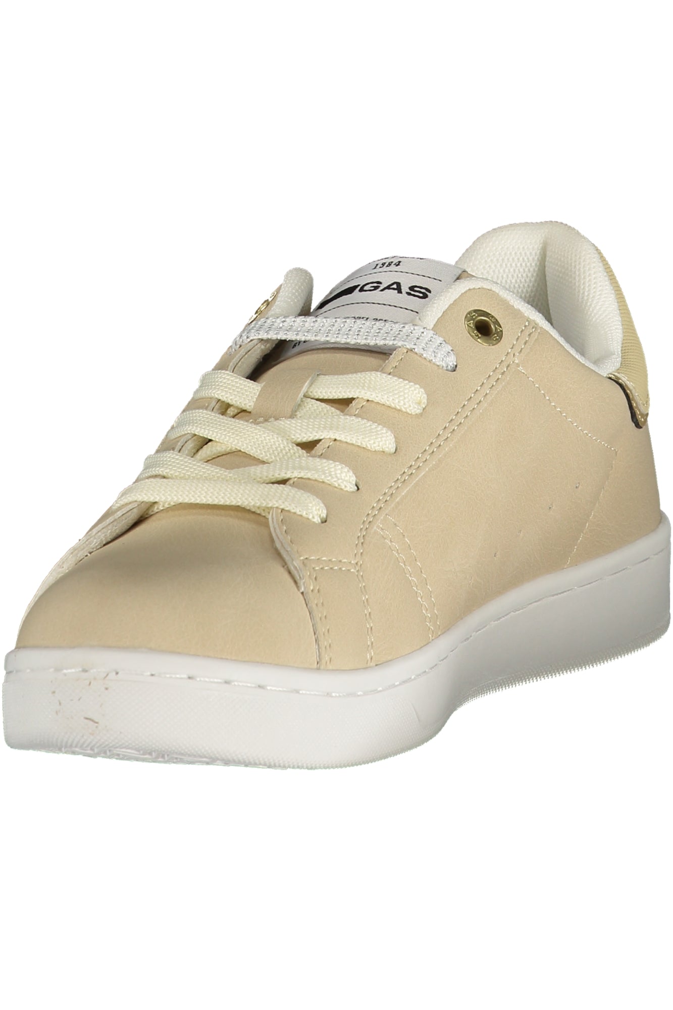 GAS Damen Sneaker – Sportschuh mit Schnürsenkeln, sportlich Beige