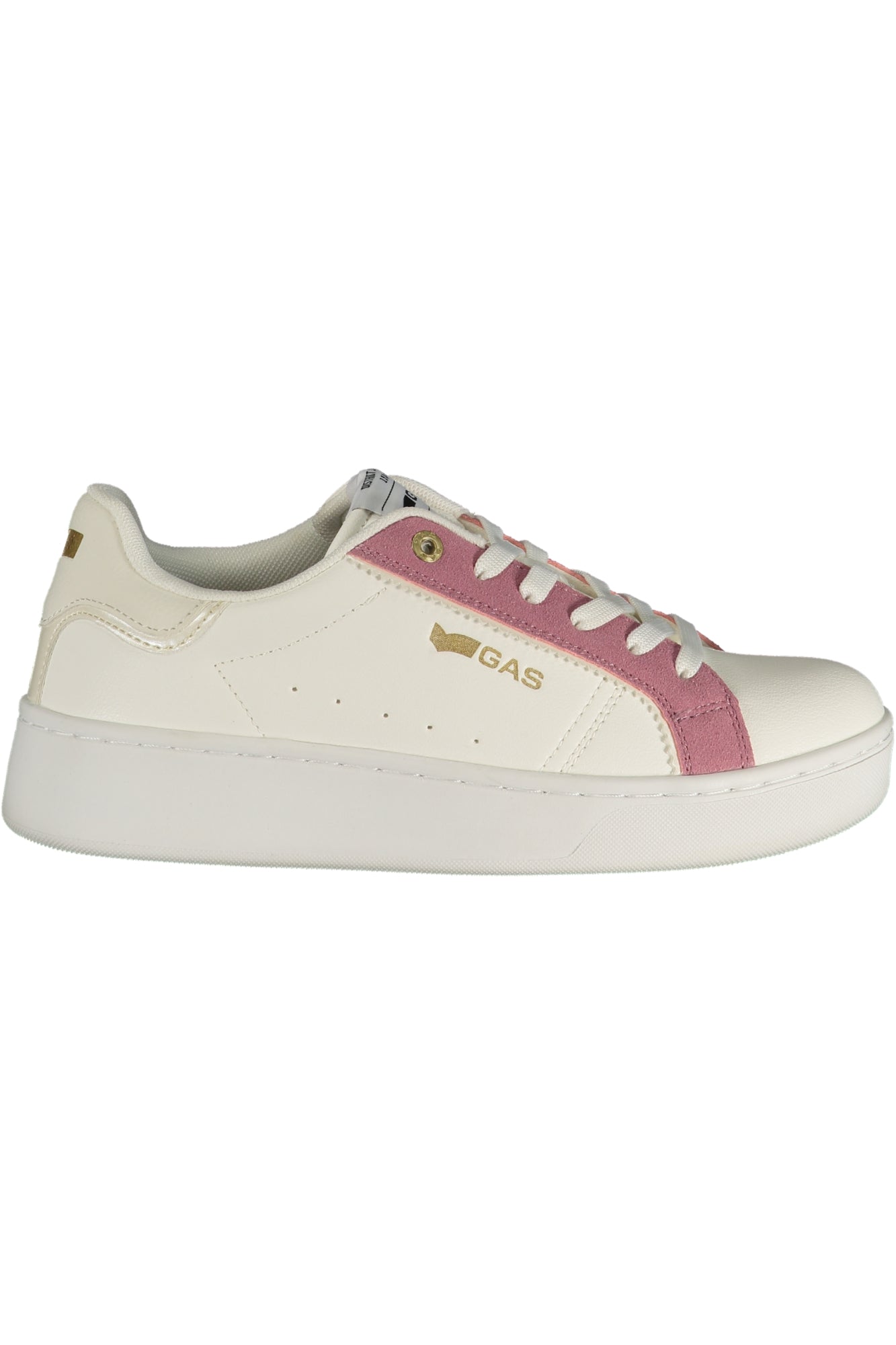 GAS Damen Sneaker – Sportschuh mit Schnürsenkeln, sportlich Weiß