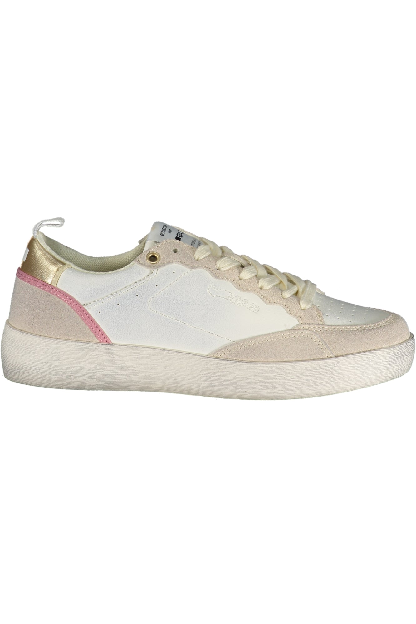 GAS Damen Sneaker – Sportschuh mit Schnürsenkeln, sportlich Weiß