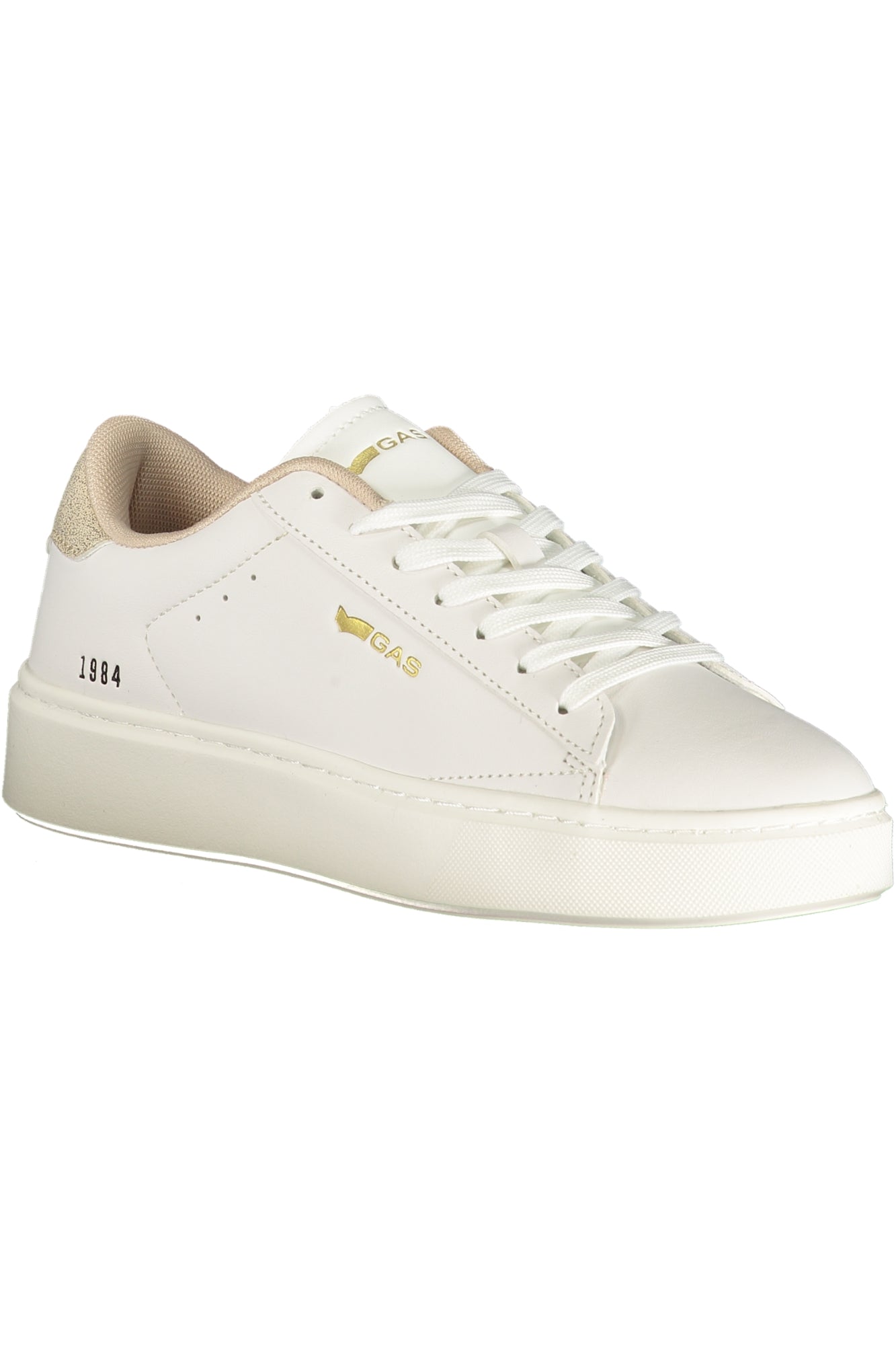 GAS Damen Sneaker – Leonard Ltx Sportschuh, sportlich Weiß
