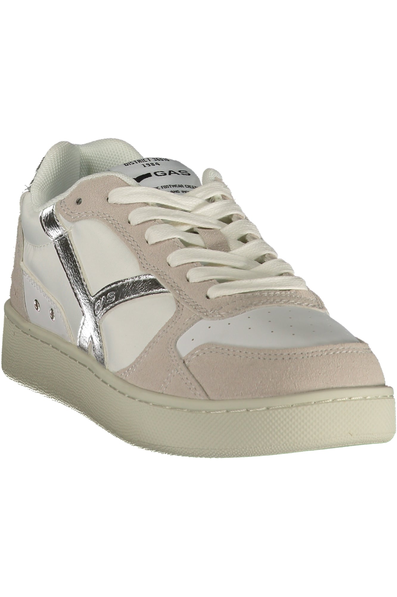 GAS Damen Sneaker – Sportschuh mit Schnürsenkeln, sportlich Weiß