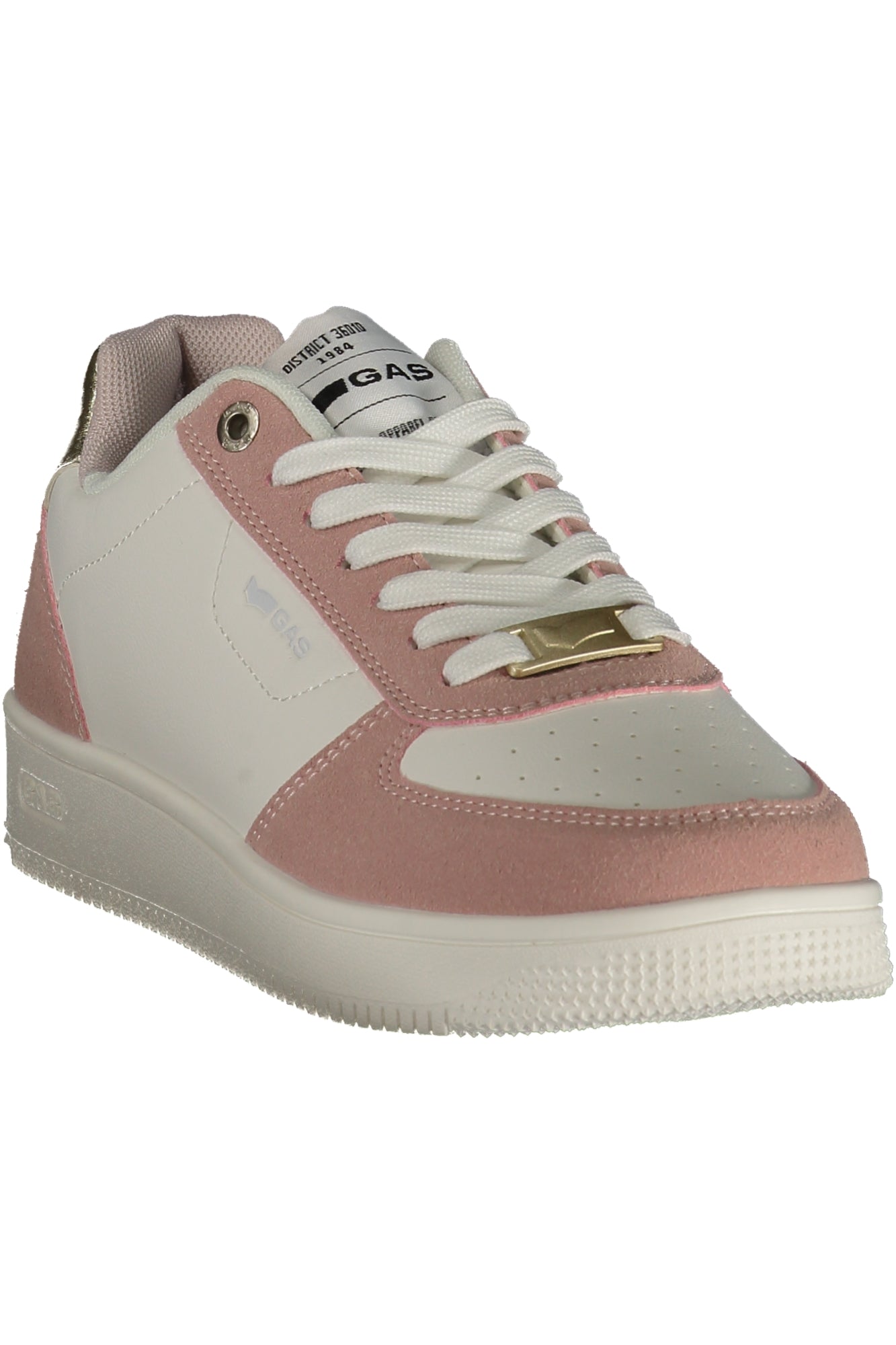 GAS Damen Sneaker – Sportschuh mit Schnürsenkeln, sportlich Weiß