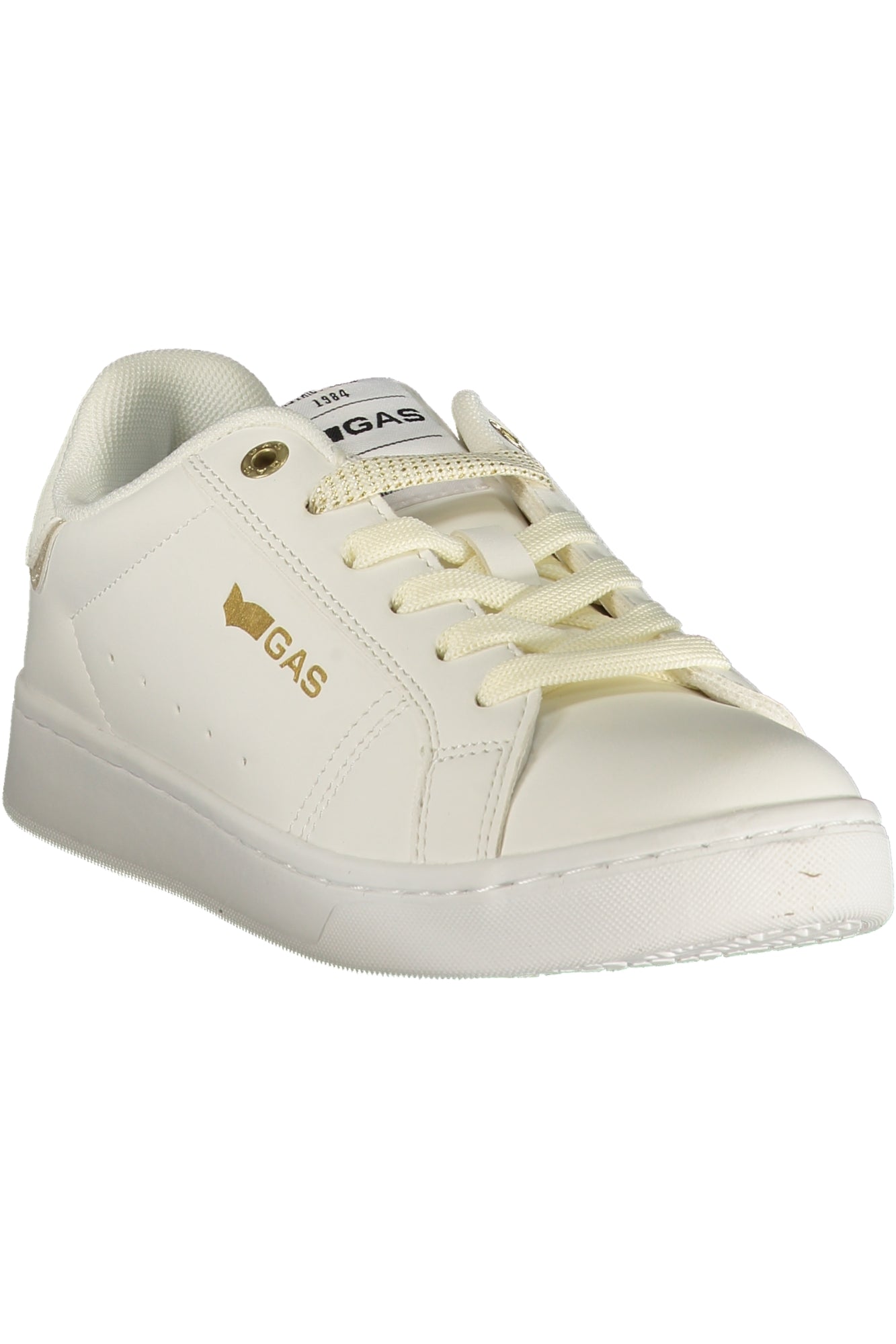 GAS Damen Sneaker – Sportschuh mit Schnürsenkeln, sportlich Weiß