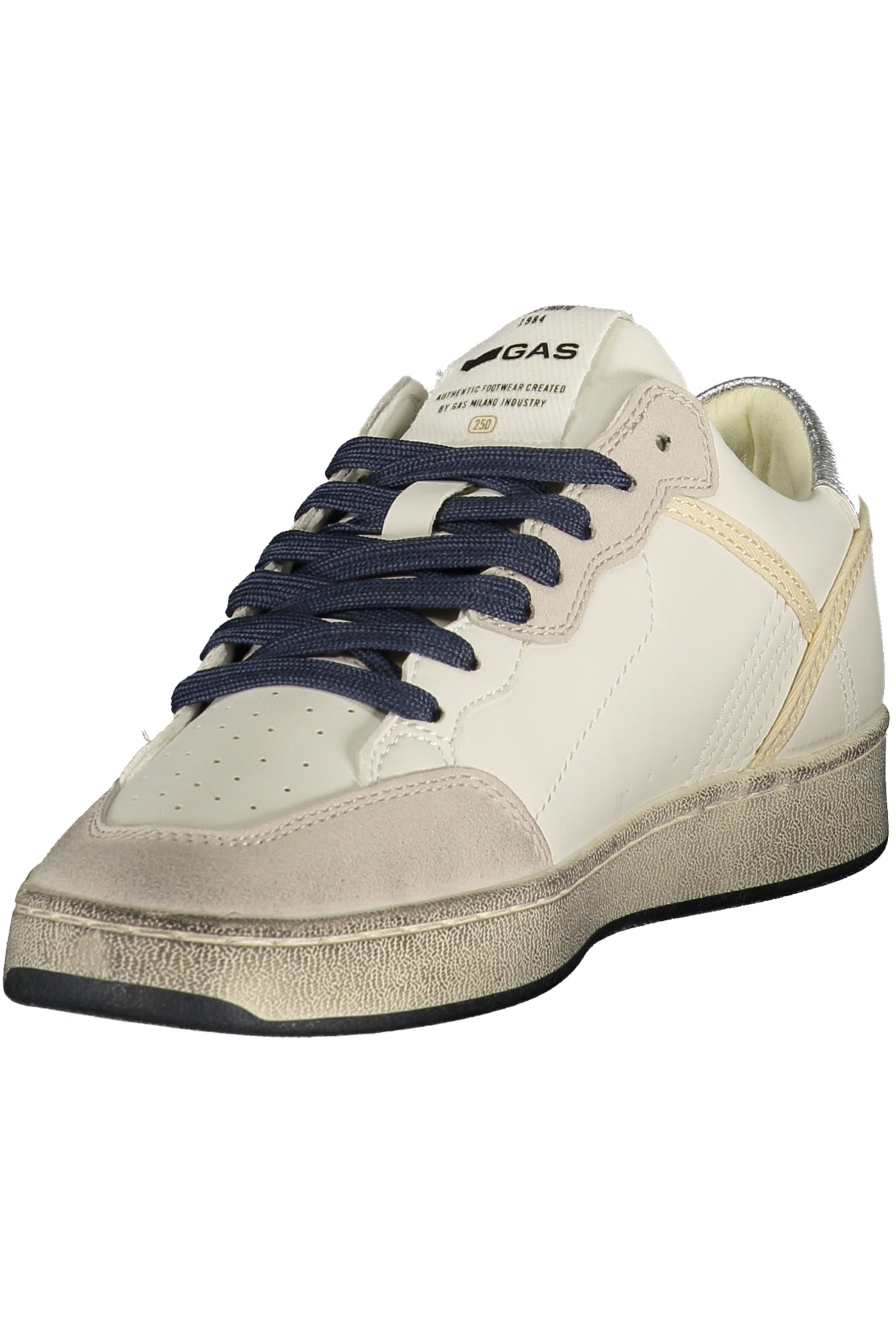 GAS Damen Sneaker – Sportschuh mit Schnürsenkeln, sportlich Weiß