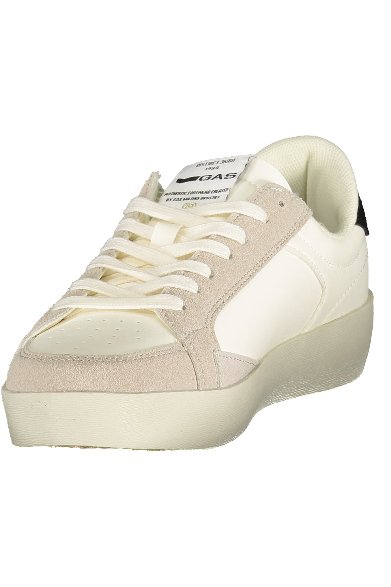 GAS Damen Sneaker – Sportschuh mit Schnürsenkeln, sportlich Weiß