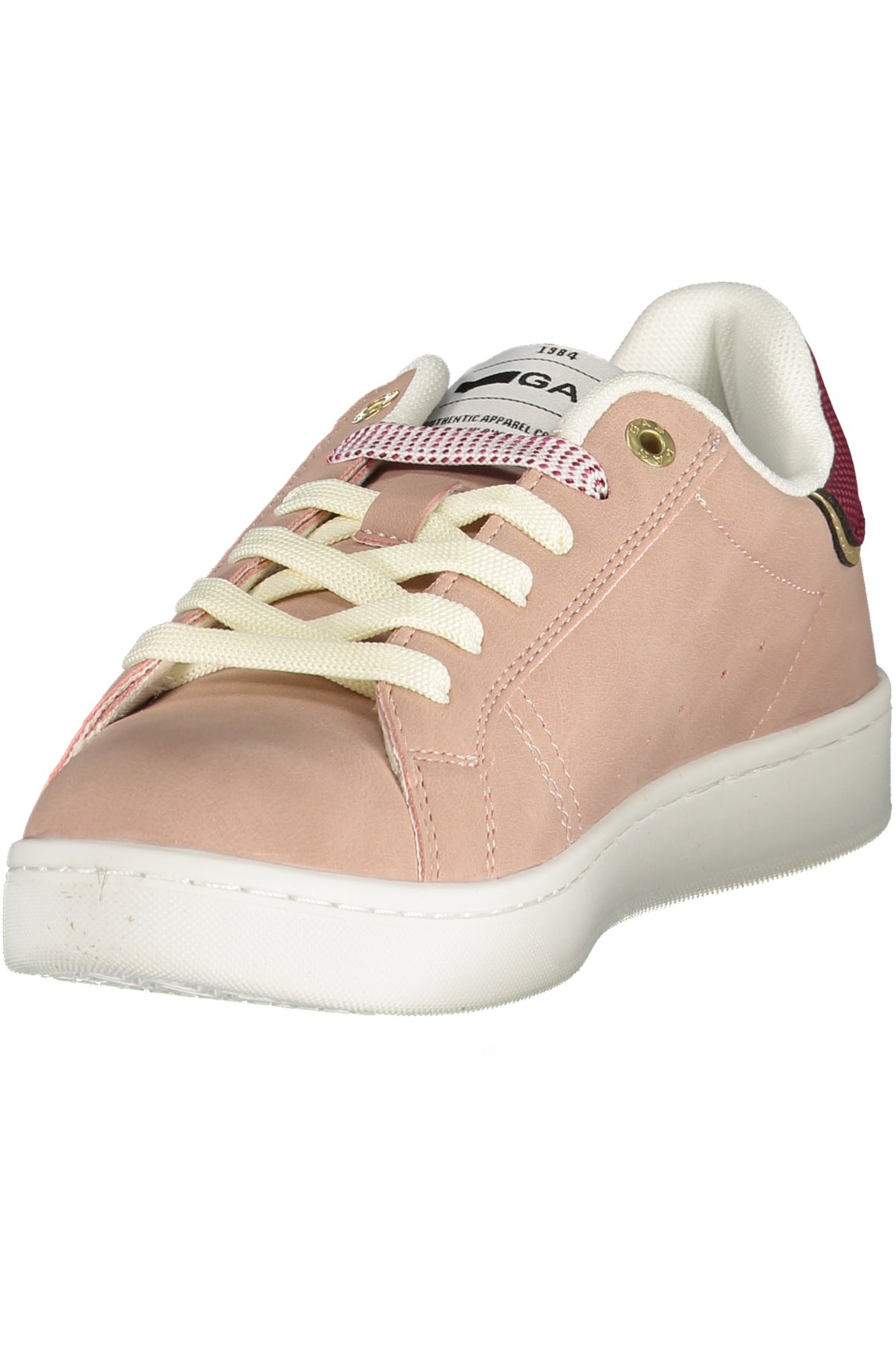 GAS Damen Sneaker – Sportschuh mit Schnürsenkeln, sportlich Rosa