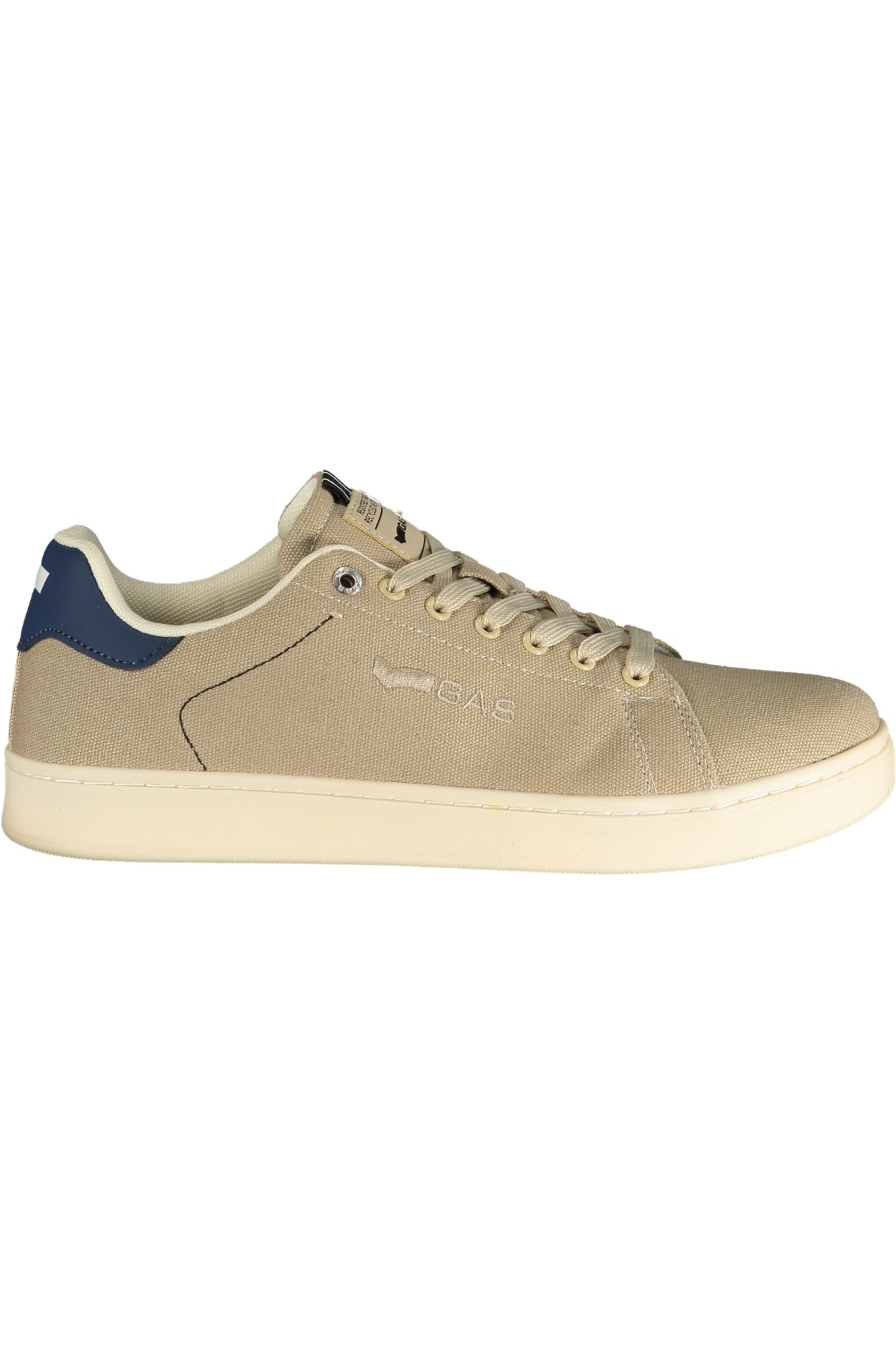 GAS Herren Sneaker – Sportschuh mit Schnürsenkeln, sportlich Beige