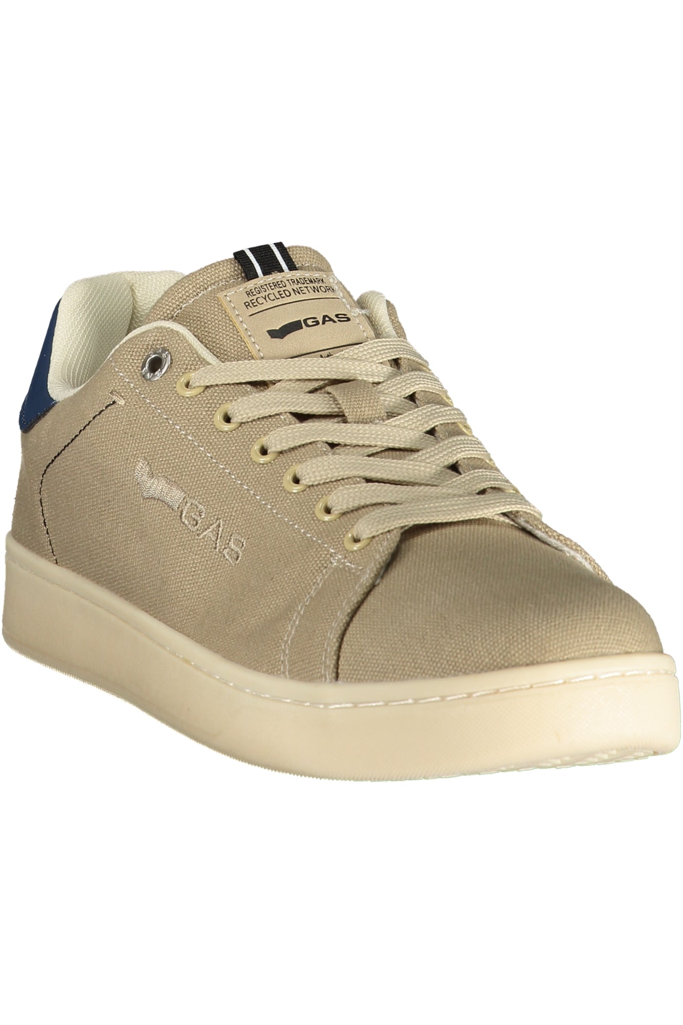 GAS Herren Sneaker – Sportschuh mit Schnürsenkeln, sportlich Beige